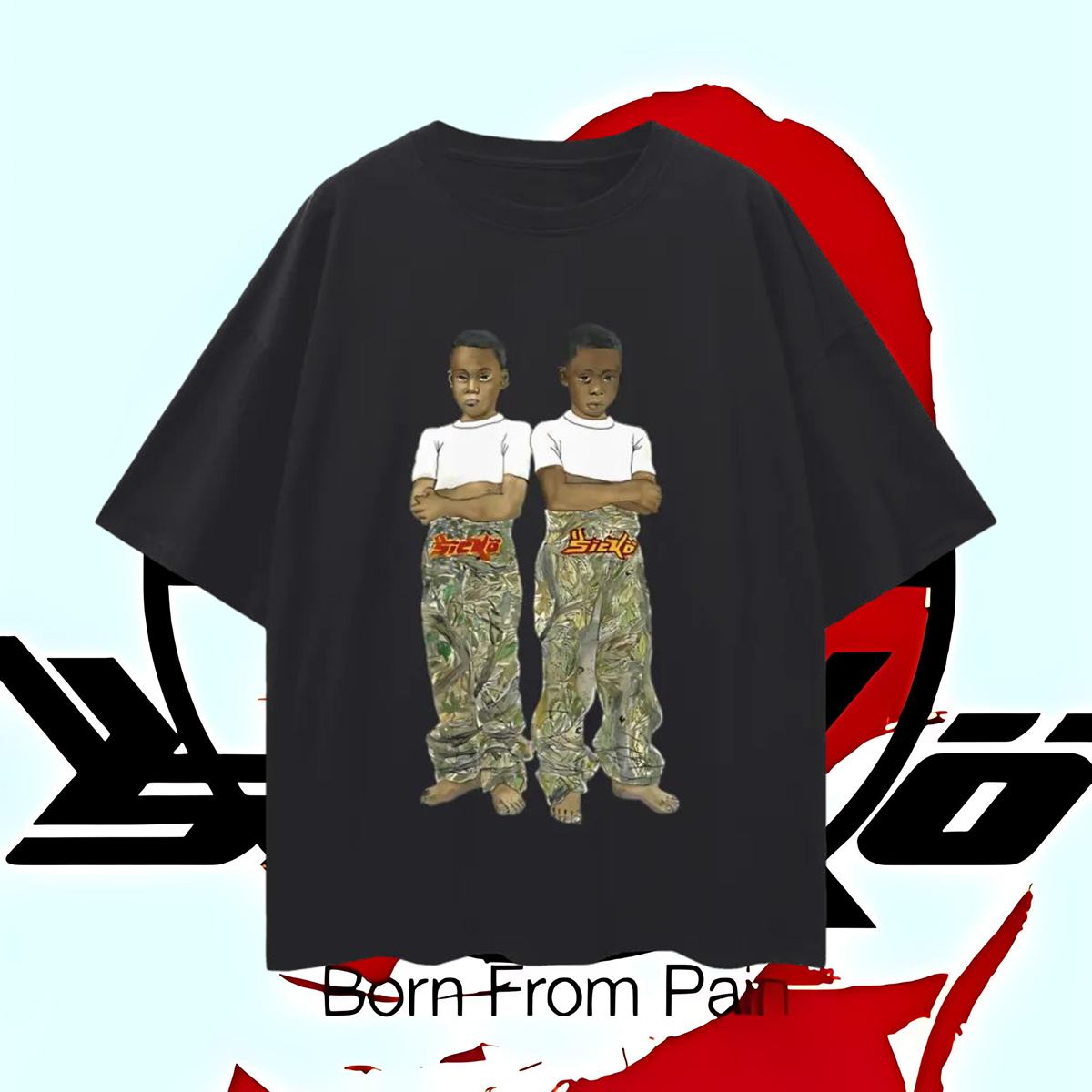 Vintage Like Sicko Oversized T Shirt