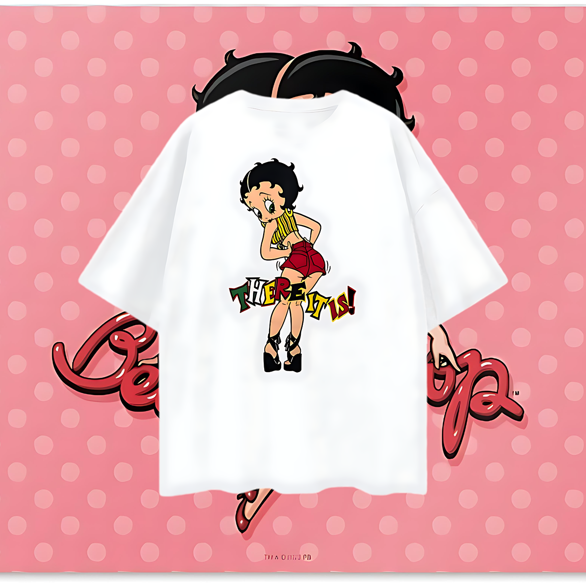Vintage Like Betty Boop There It Is Oversized T Shirt
