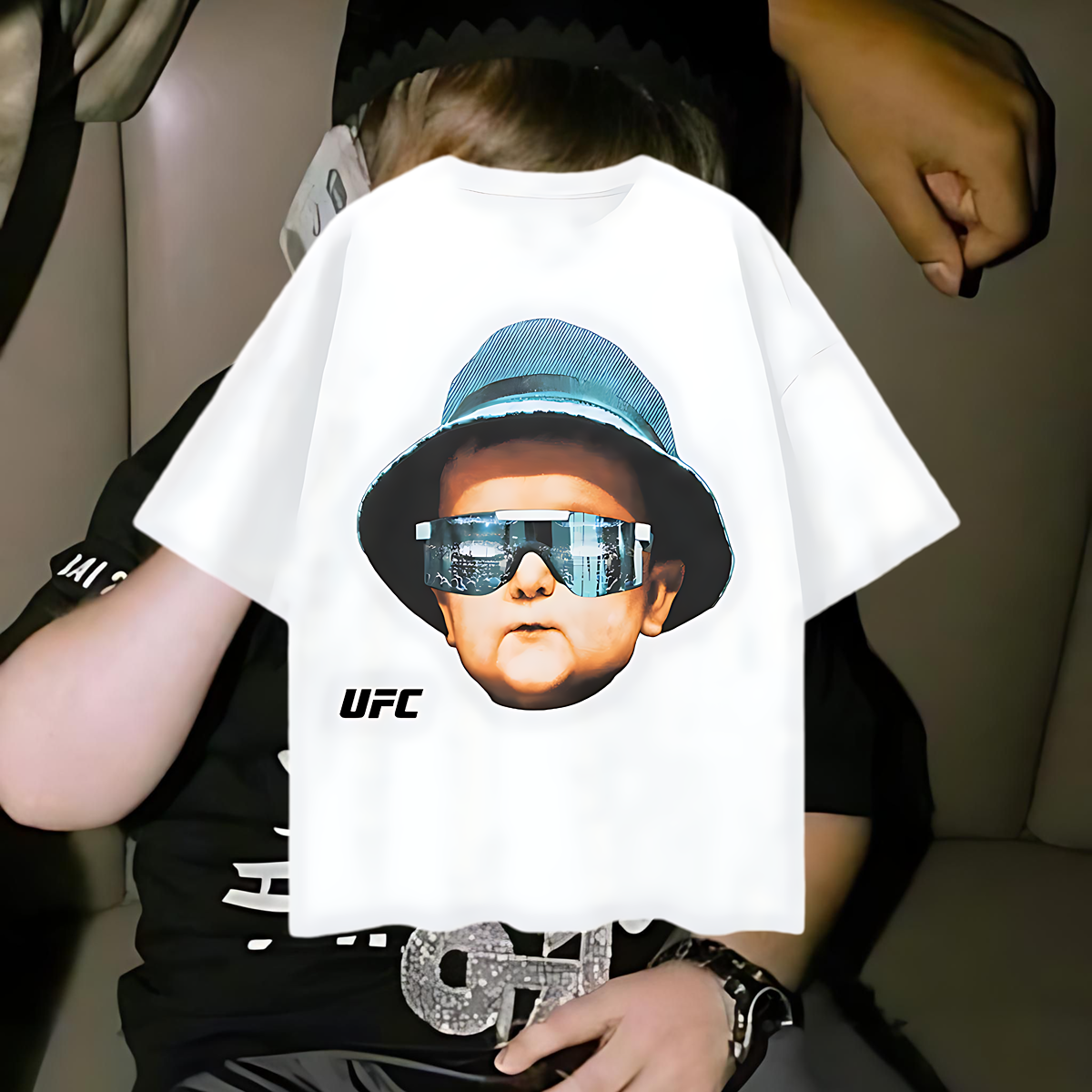 Vintage Like UFC Hasbulla Graphic Oversized T Shirt