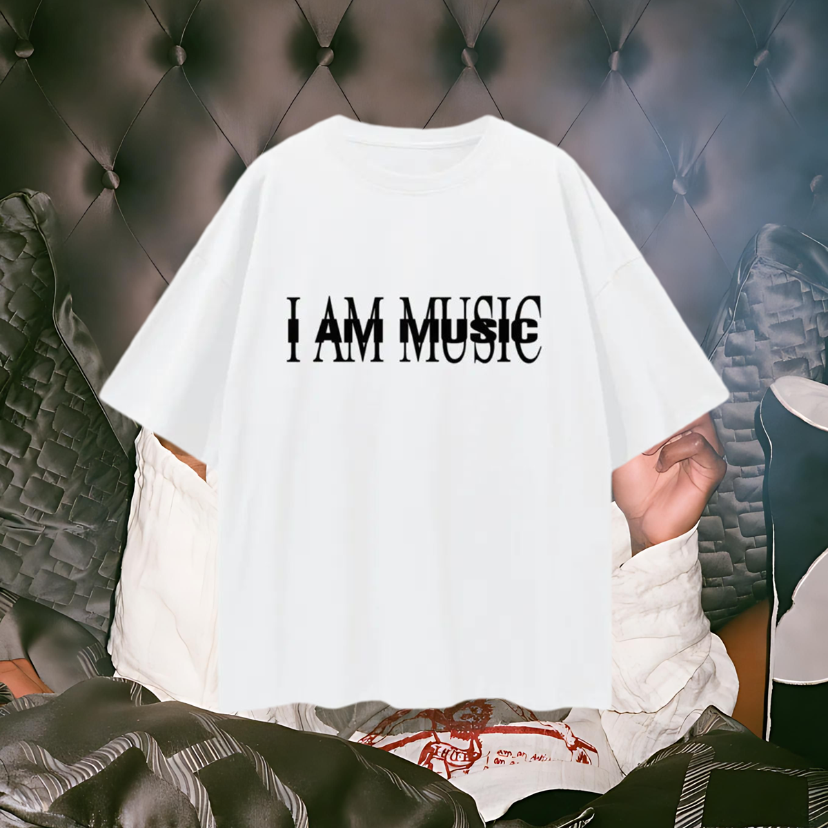 Vintage Like Playboi Carti I Am Music Graphic Oversized T Shirt