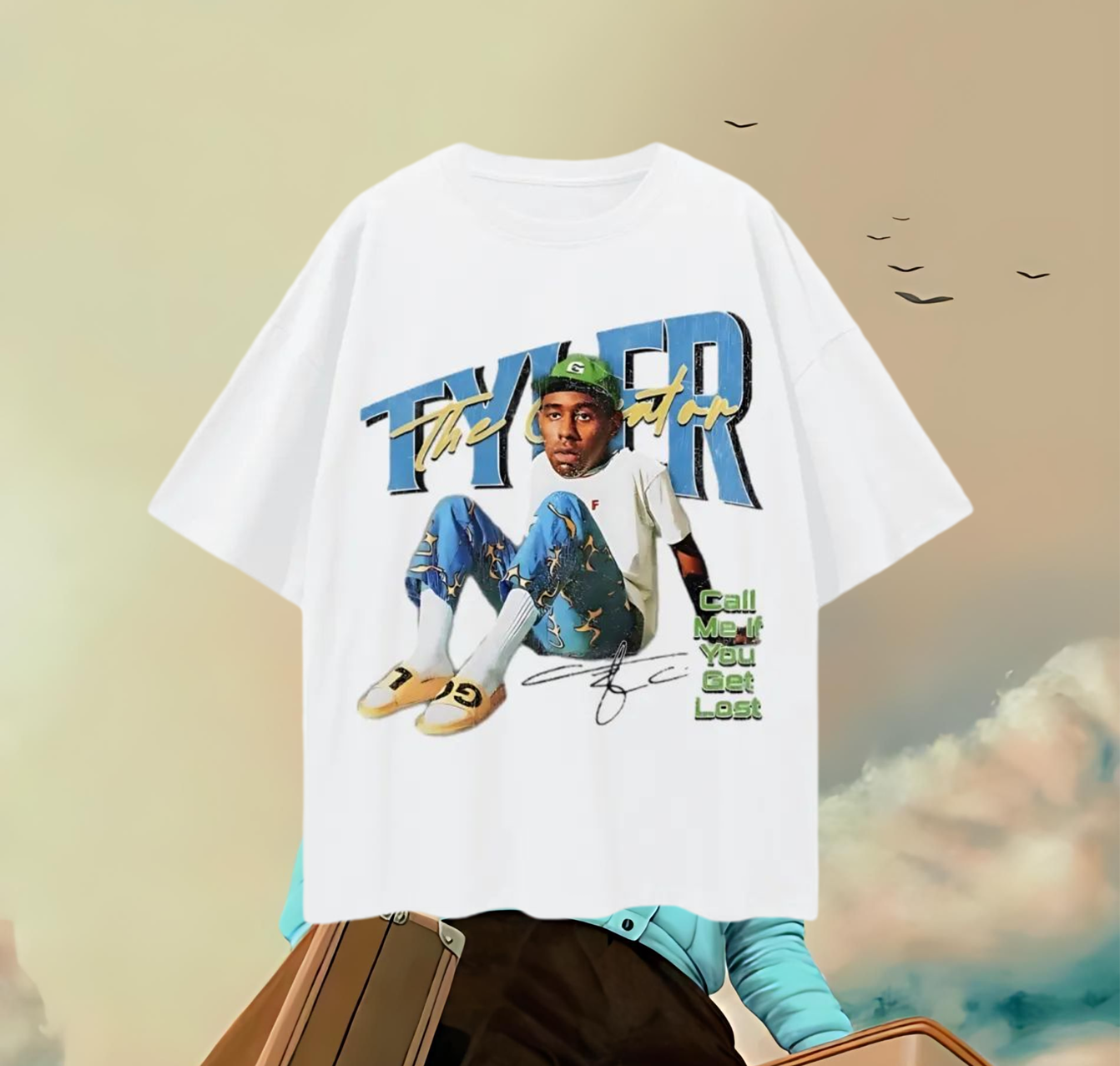 Tyler The Creator Call Me If You Get Lost Album Graphic Oversized T Shirt