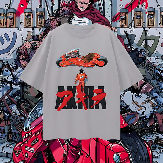 1988 Akira Anime Y2K Vintage Like Graphic Oversized T Shirt