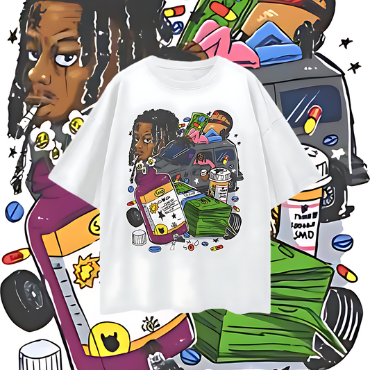 Lucki Rapper Graphic Oversized T Shirt