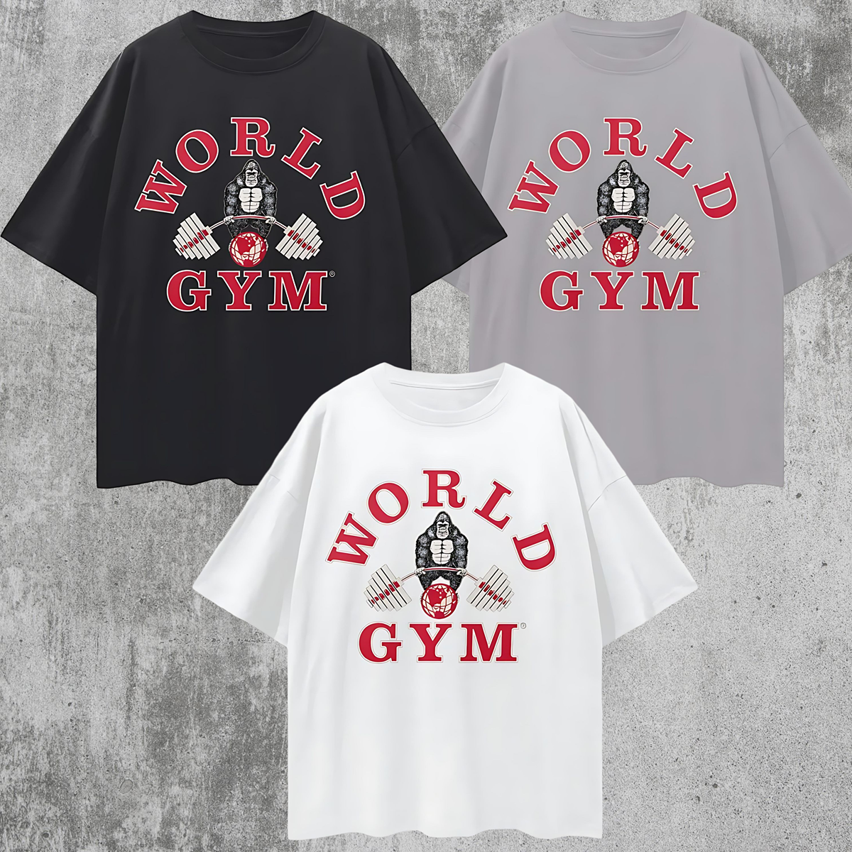 Vintage/Y2K Worlds Gym Gorilla Graphic T Shirt