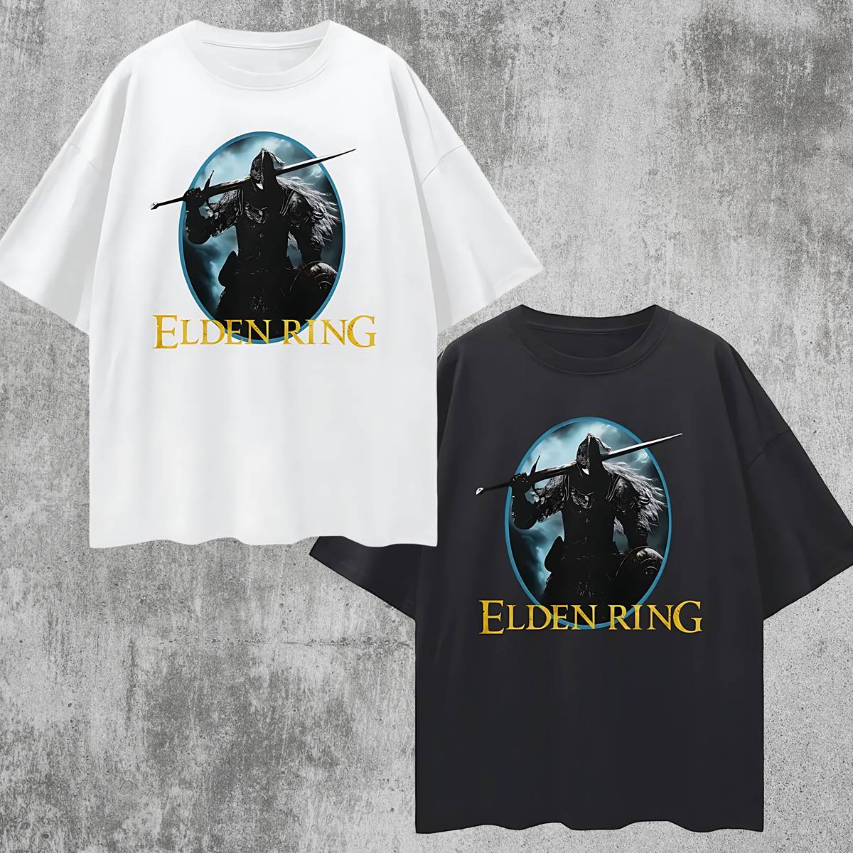 Vintage/Y2K Elden Ring Video Game Graphic T Shirt