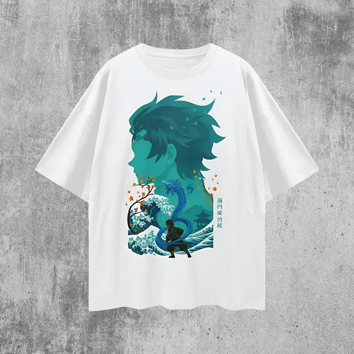 Vintage/Y2K Demon Slayer Anime Oversized T Shirt