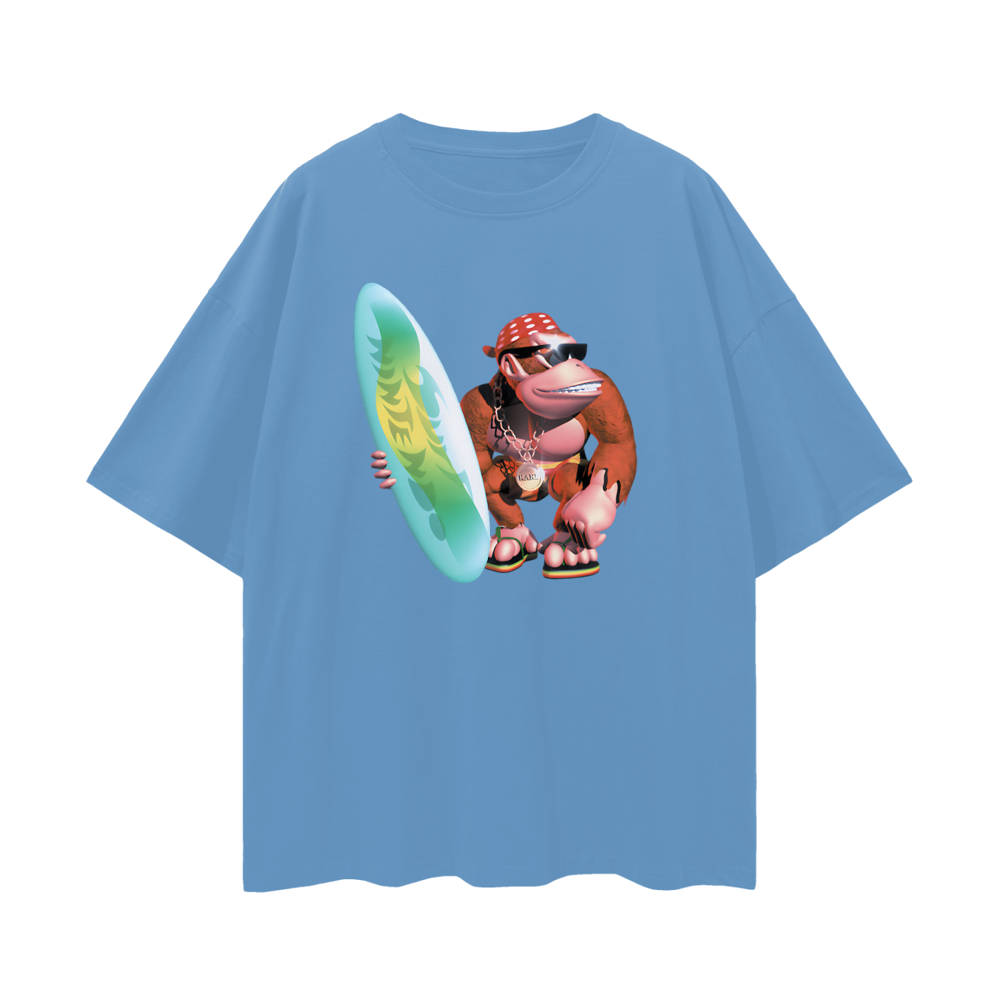 Vintage Like Funky Kong Oversized T Shirt