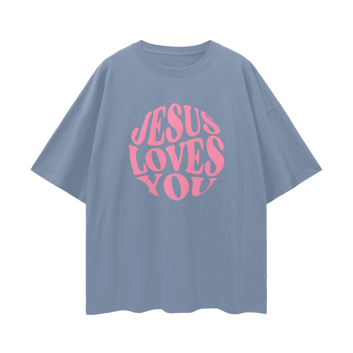 Religious Vintage/Y2K Jesus Loves You Oversized T Shirt