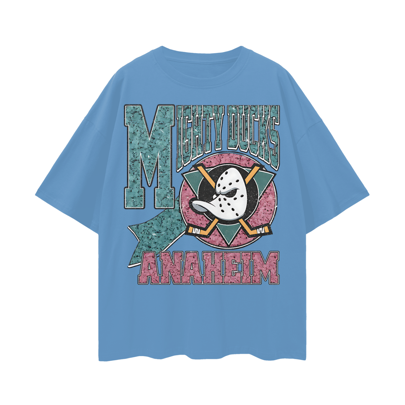 Vintage Like Mighty Ducks Graphic Oversized T Shirt