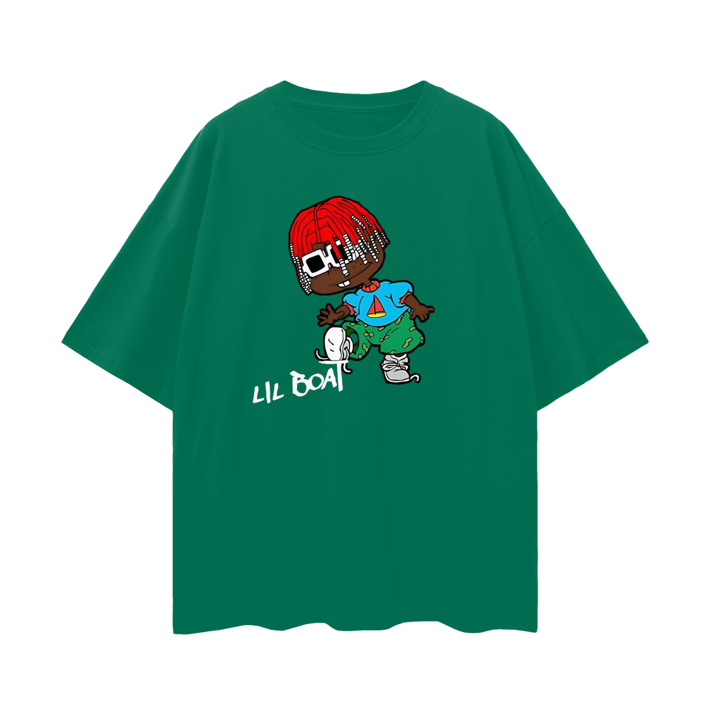 Vintage Like Lil Yatchy Lil Boat Rug Rat Graphic Oversized T Shirt