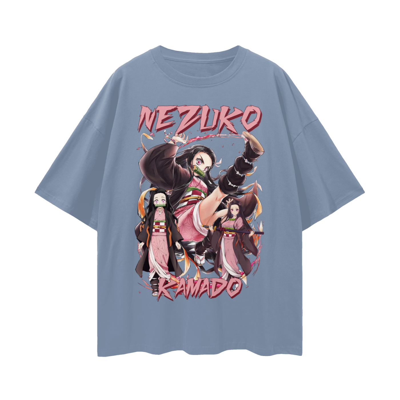 Vintage/Y2K Demon Slayer Anime Nezuko Oversized T Shirt