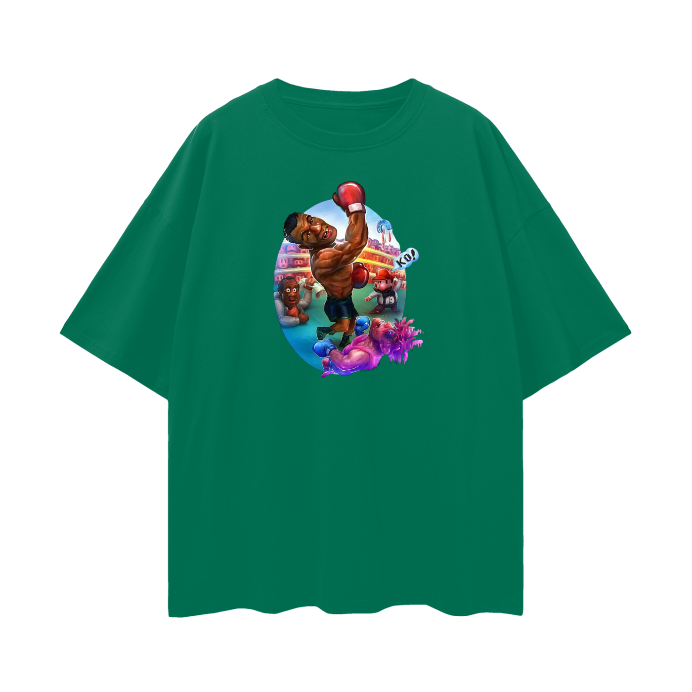 Vintage Like Mike Tyson Cartoon Oversized T Shirt