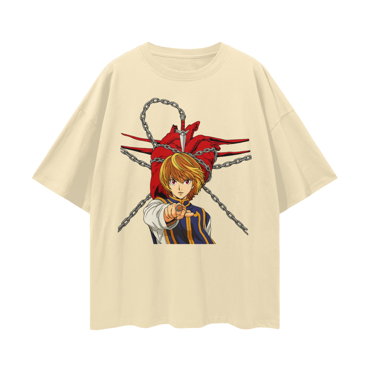 Vintage/Y2K Hunter x Hunter Kurapika's Chain Anime Graphic T Shirt