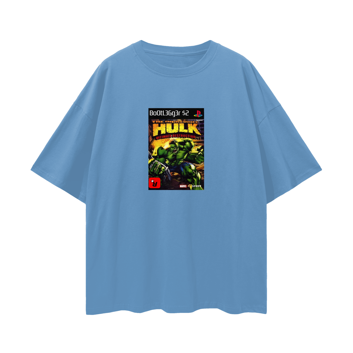 PlayStation 2 The Incredible Hulk PS2 Video Game Disc Tee