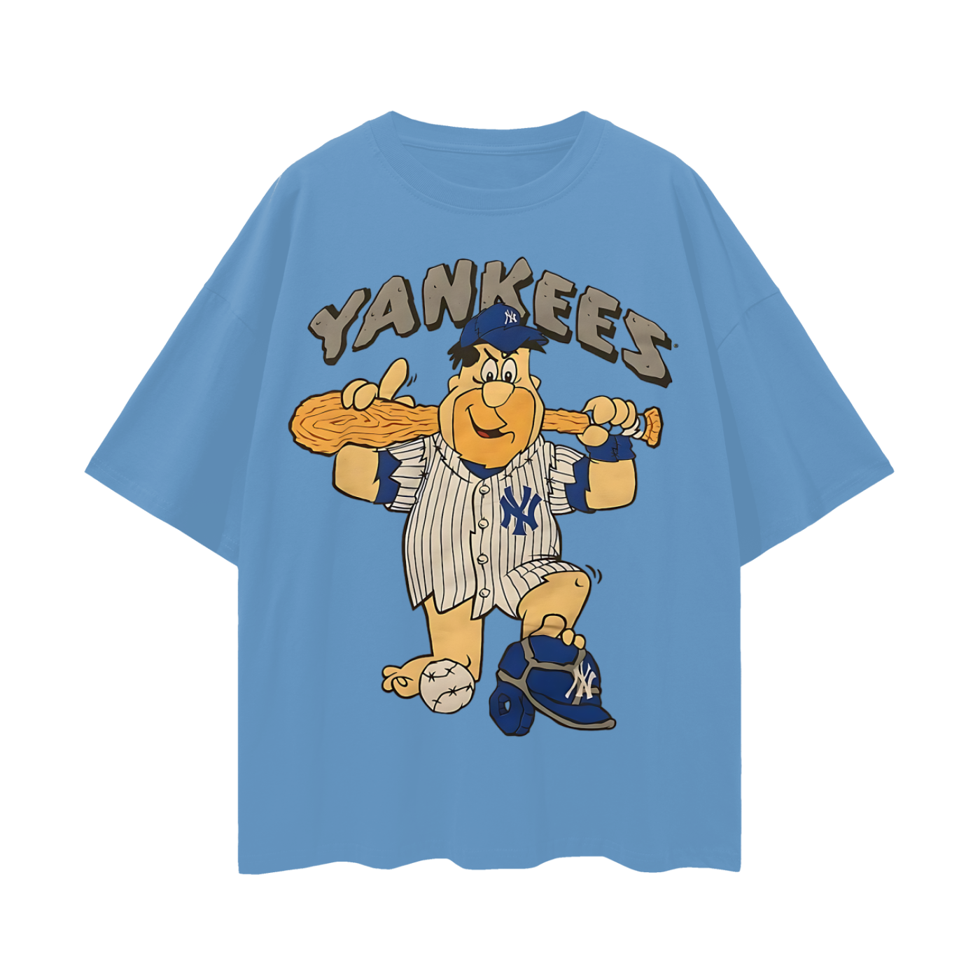 Vintage Like Flintstones Yankees Oversized T Shirt