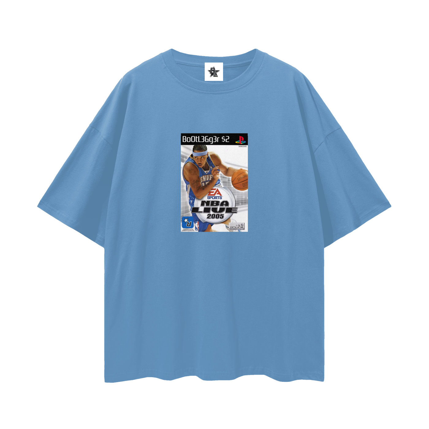 Vintage/Y2K PS2 Nba Live 2005 Bootlegger Oversized T Shirt
