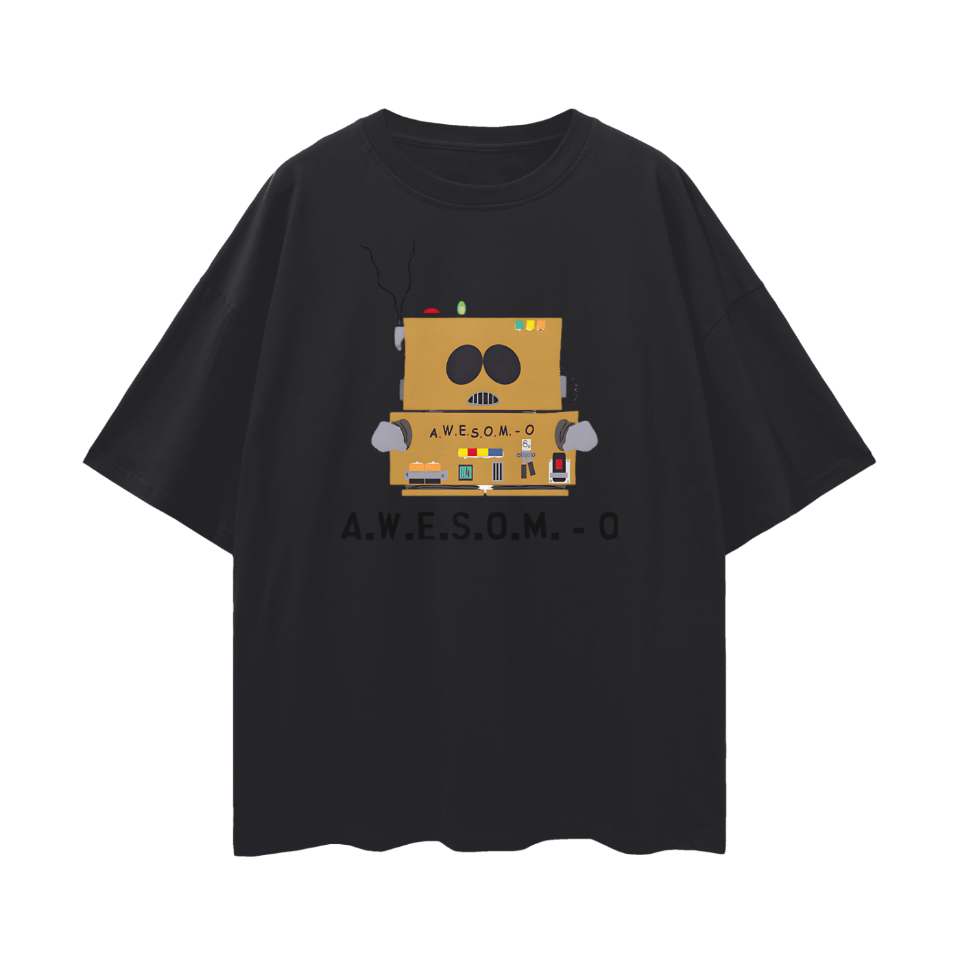 Vintage Like Funny South Park Cartman Awesom-o Oversized T Shirt