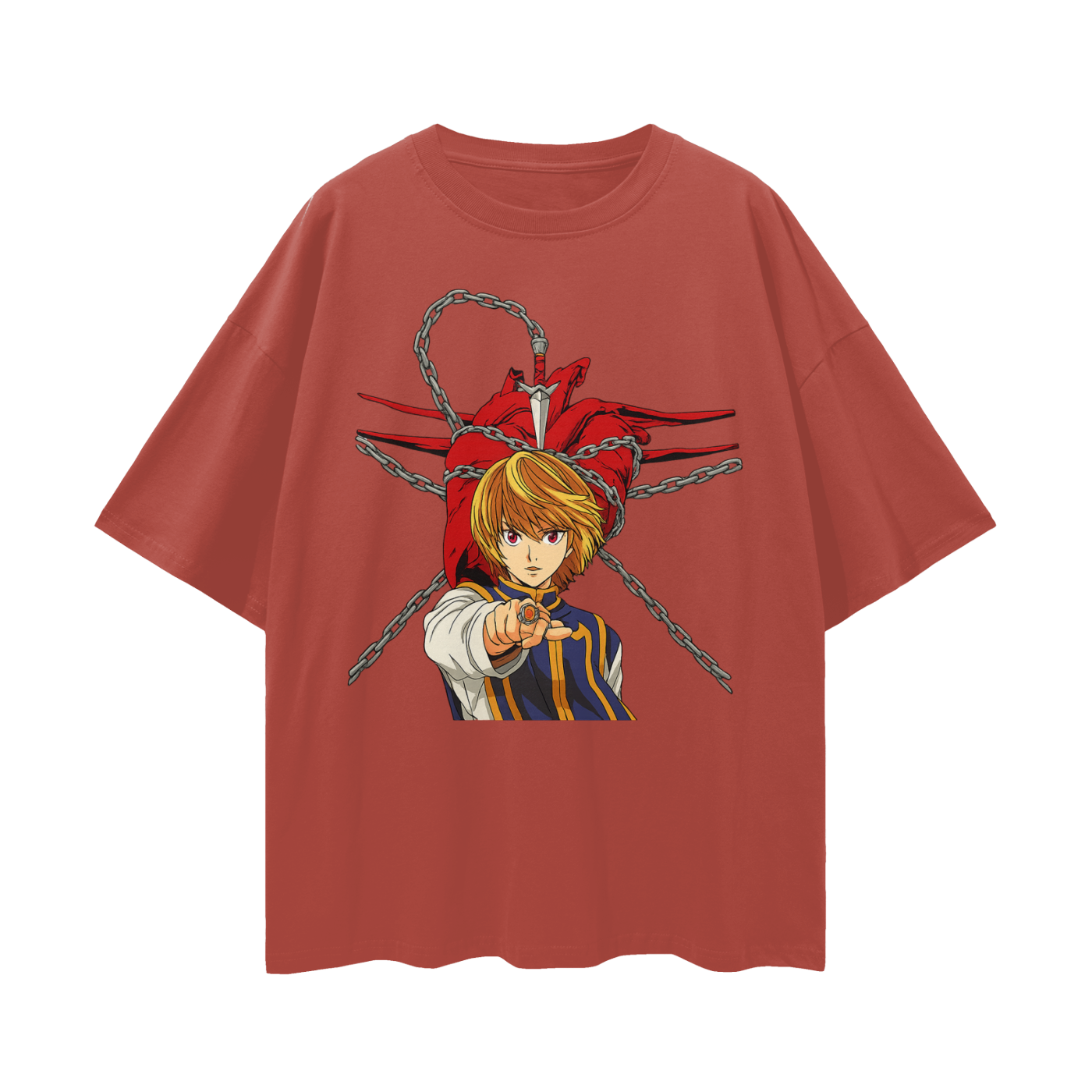 Vintage/Y2K Hunter x Hunter Kurapika's Chain Anime Graphic T Shirt