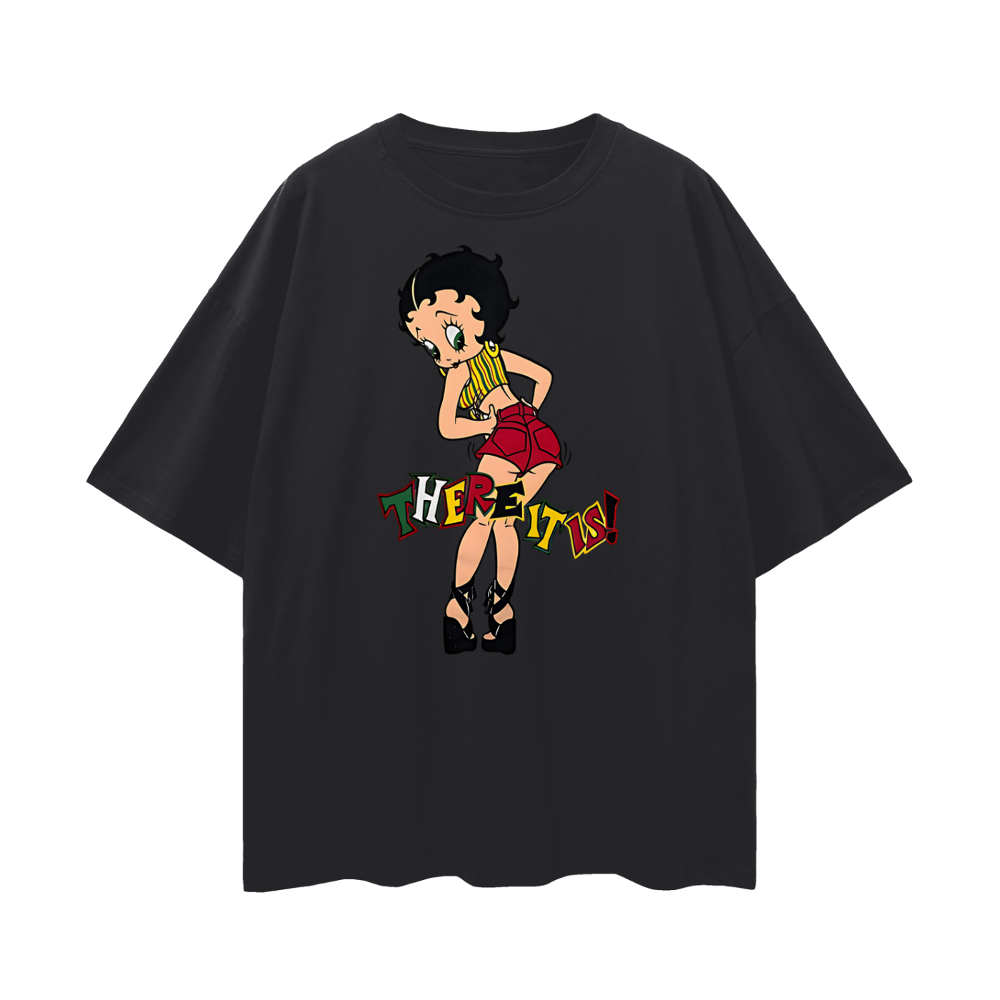 Vintage Like Betty Boop There It Is Oversized T Shirt