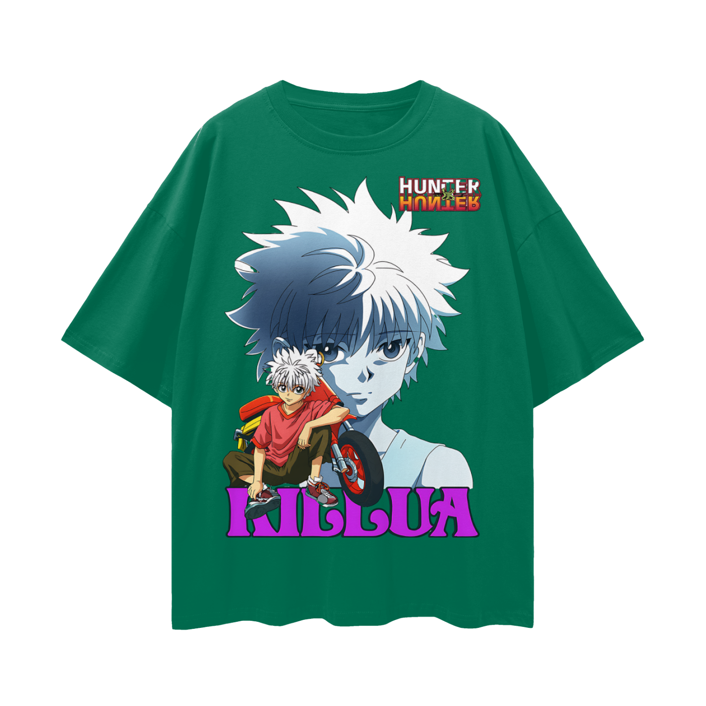 Vintage/Y2K Hunter X Hunter Killua Anime Graphic Oversized T Shirt