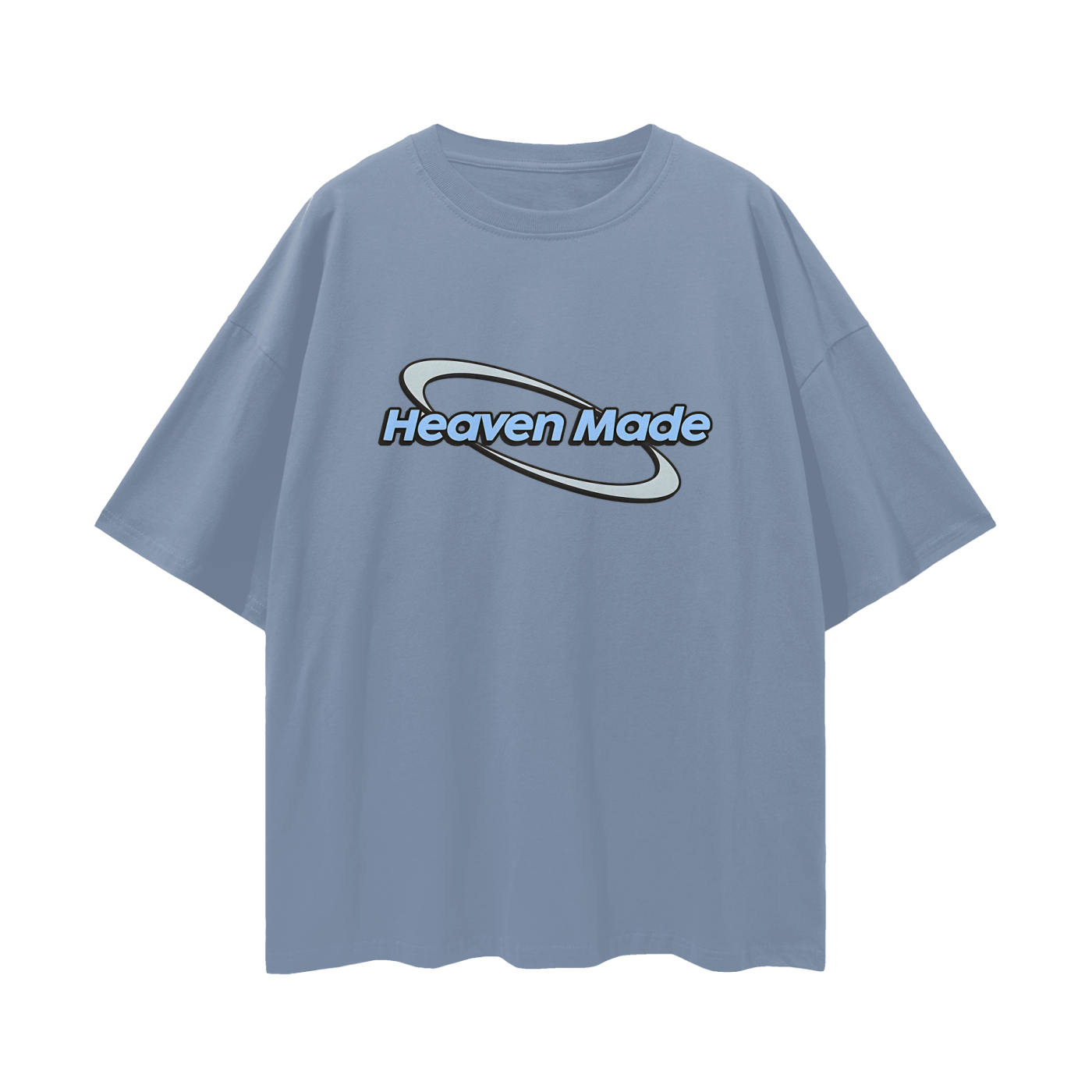 Religious Jesus Heaven Made Graphic Oversized T Shirt