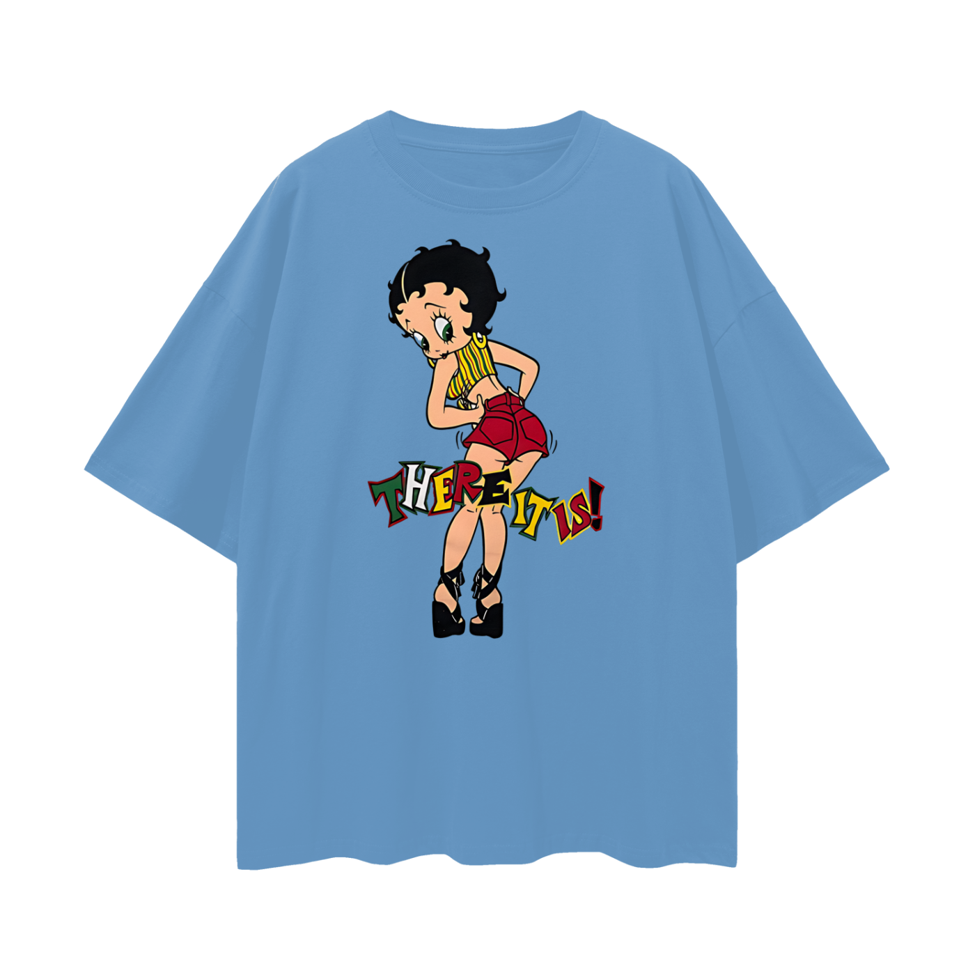 Vintage Like Betty Boop There It Is Oversized T Shirt