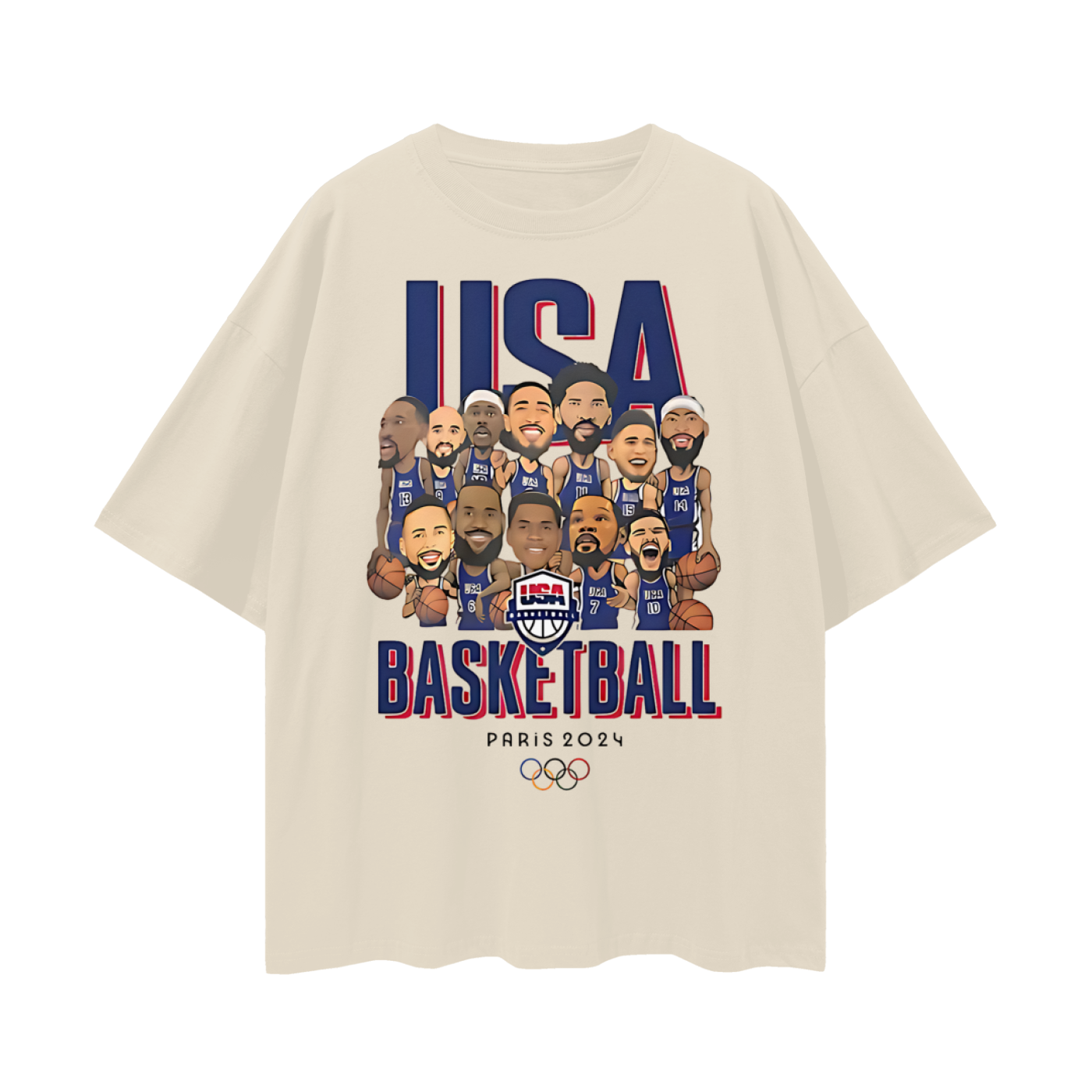 Vintage Like Lebron Team USA Oversized T Shirt