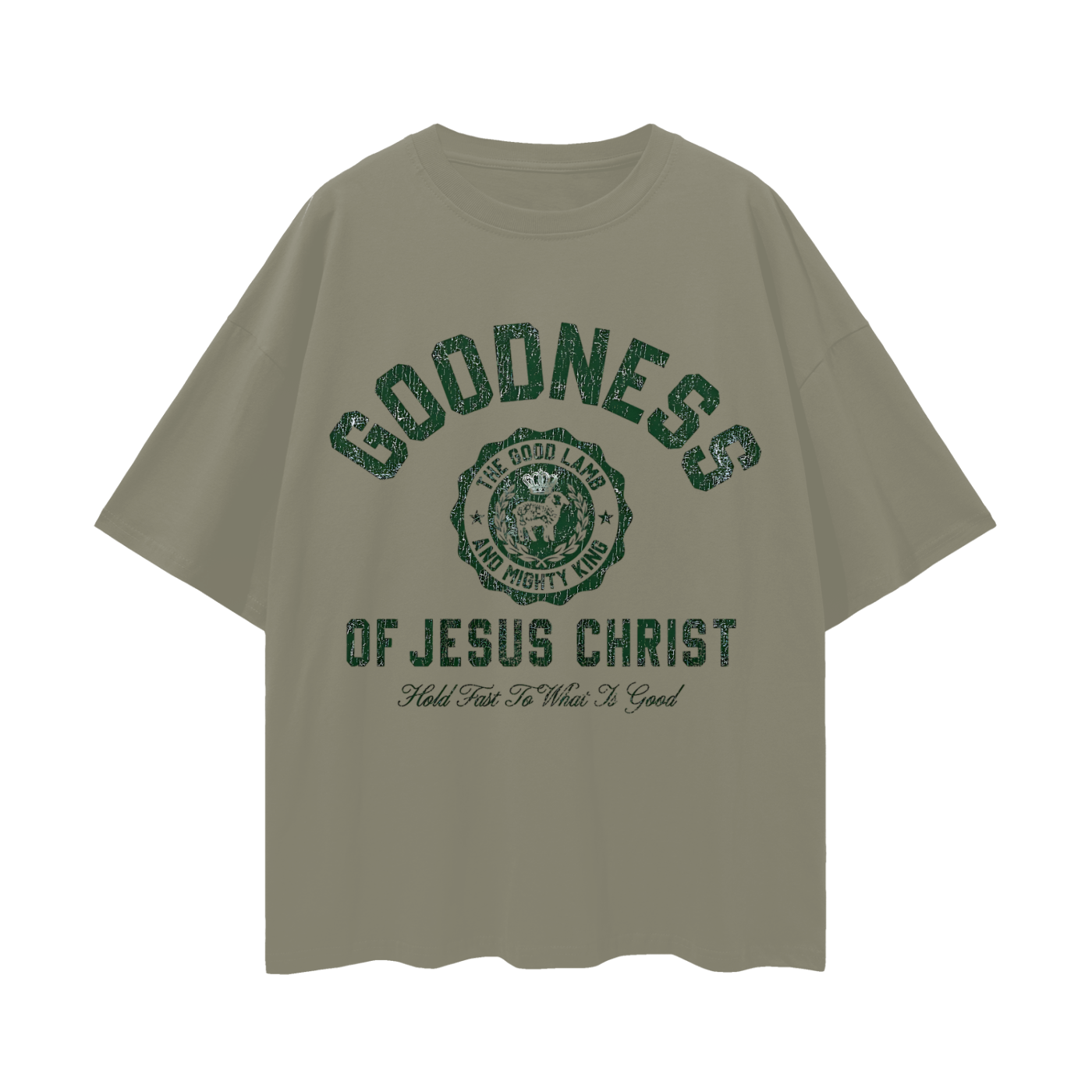 Religious Goodness Of Jesus Christ Y2K Vintage Like Graphic Oversized T Shirt