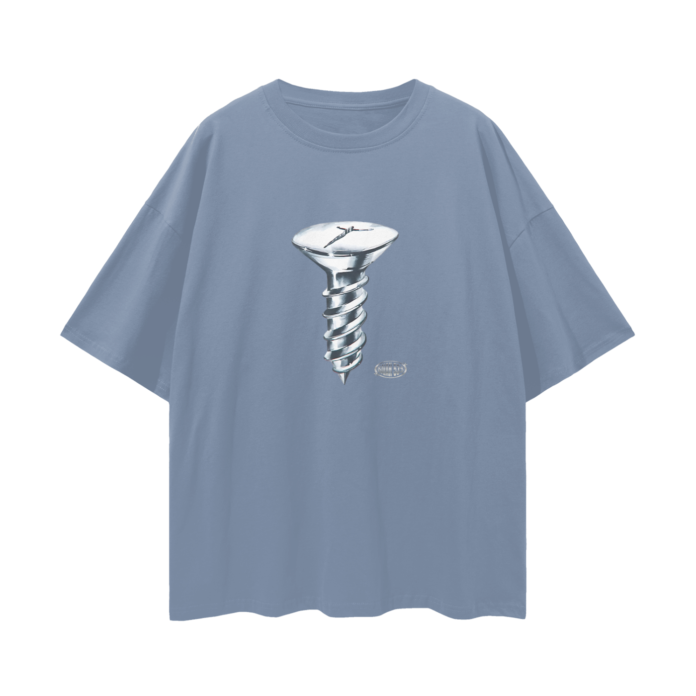 Religious Jesus Isaiah 53:5 Screw Graphic Oversized T Shirt