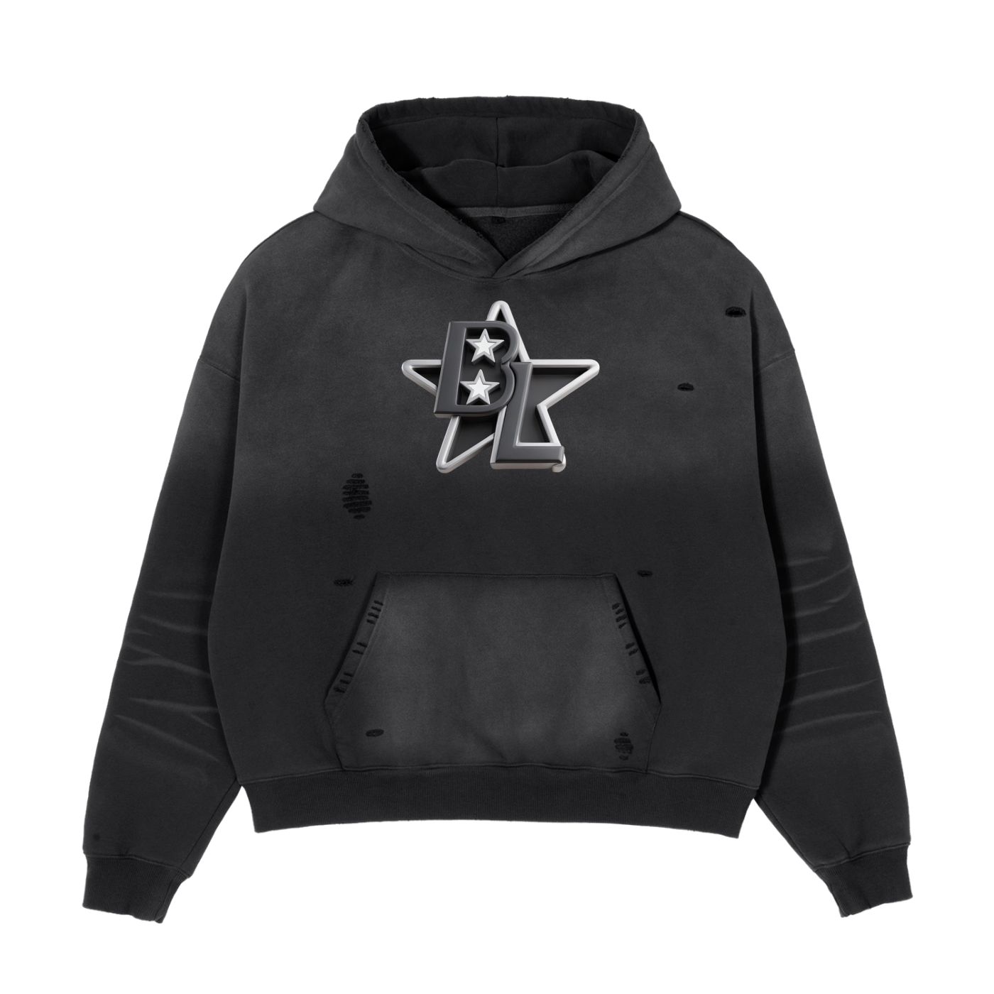 BootL3gg3r Sun Faded Boxy Hoodie