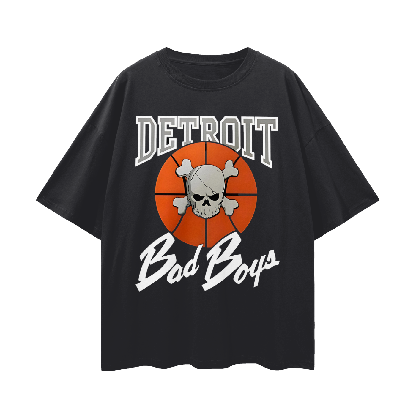 Detroit Pistons Bad Boys 90s Y2K Vintage Like Graphic Oversized T Shirt