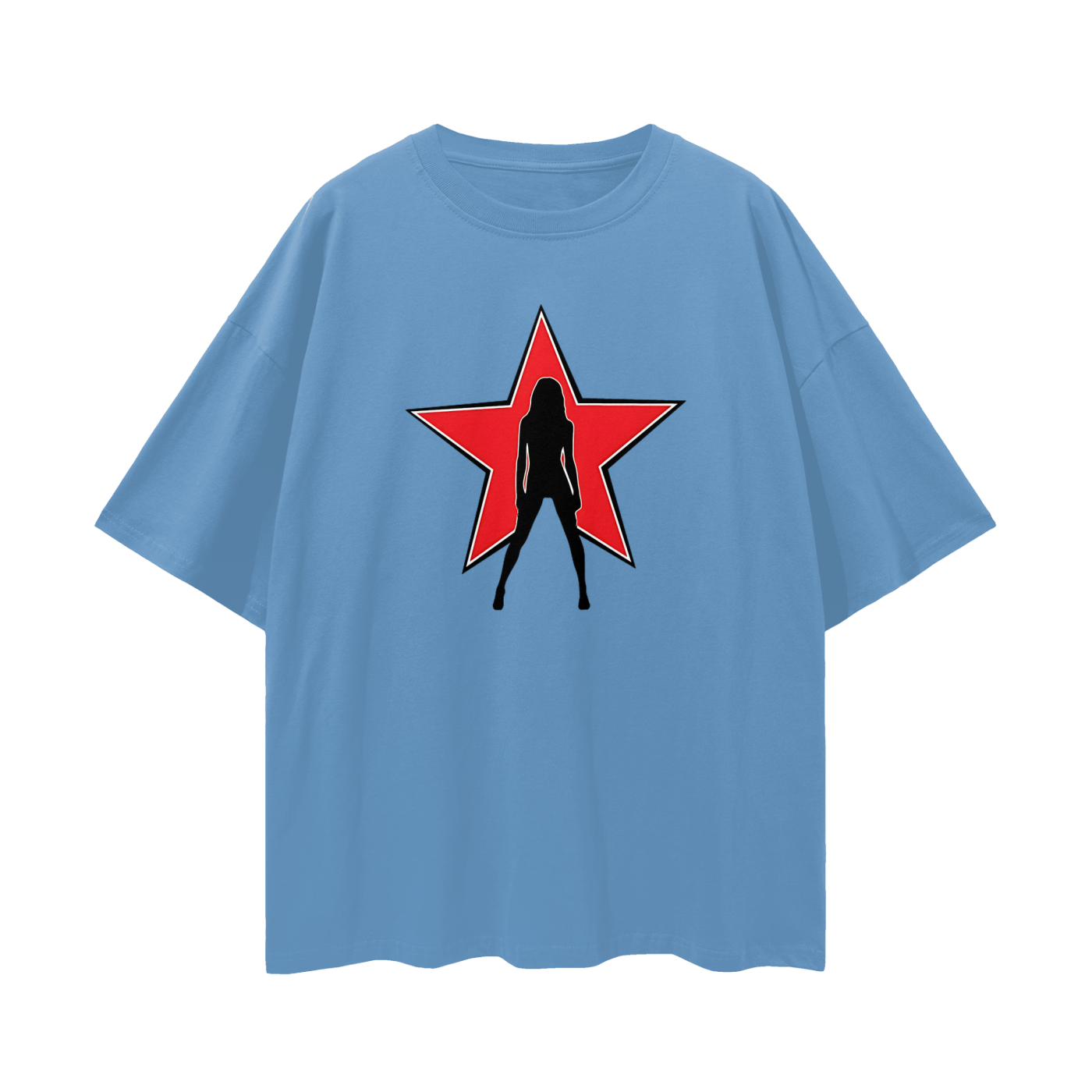 Vintage/Y2K Star Lady Oversized T Shirt