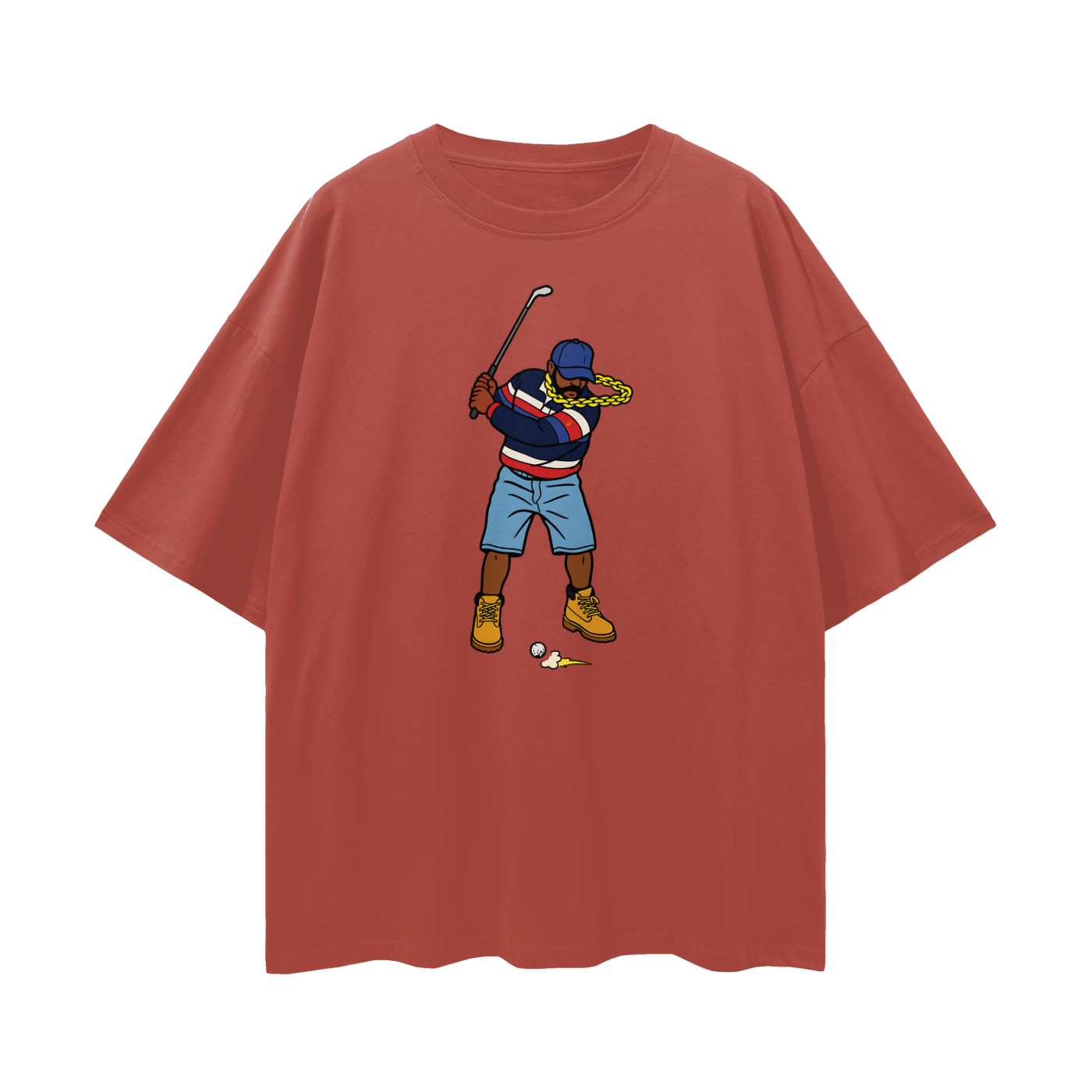 Vintage/Y2K Swingman Golf Streetwear Oversized T Shirt