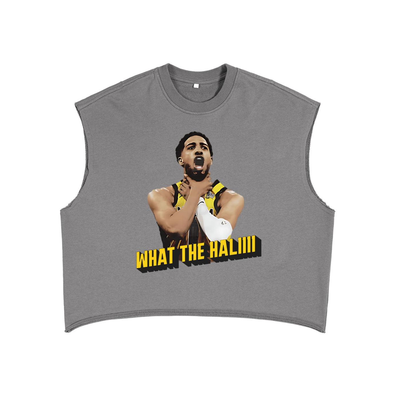 Tyrese Haliburton What The Hali Pacers Choke 90s Y2K Vintage Like Boxy Tank Top