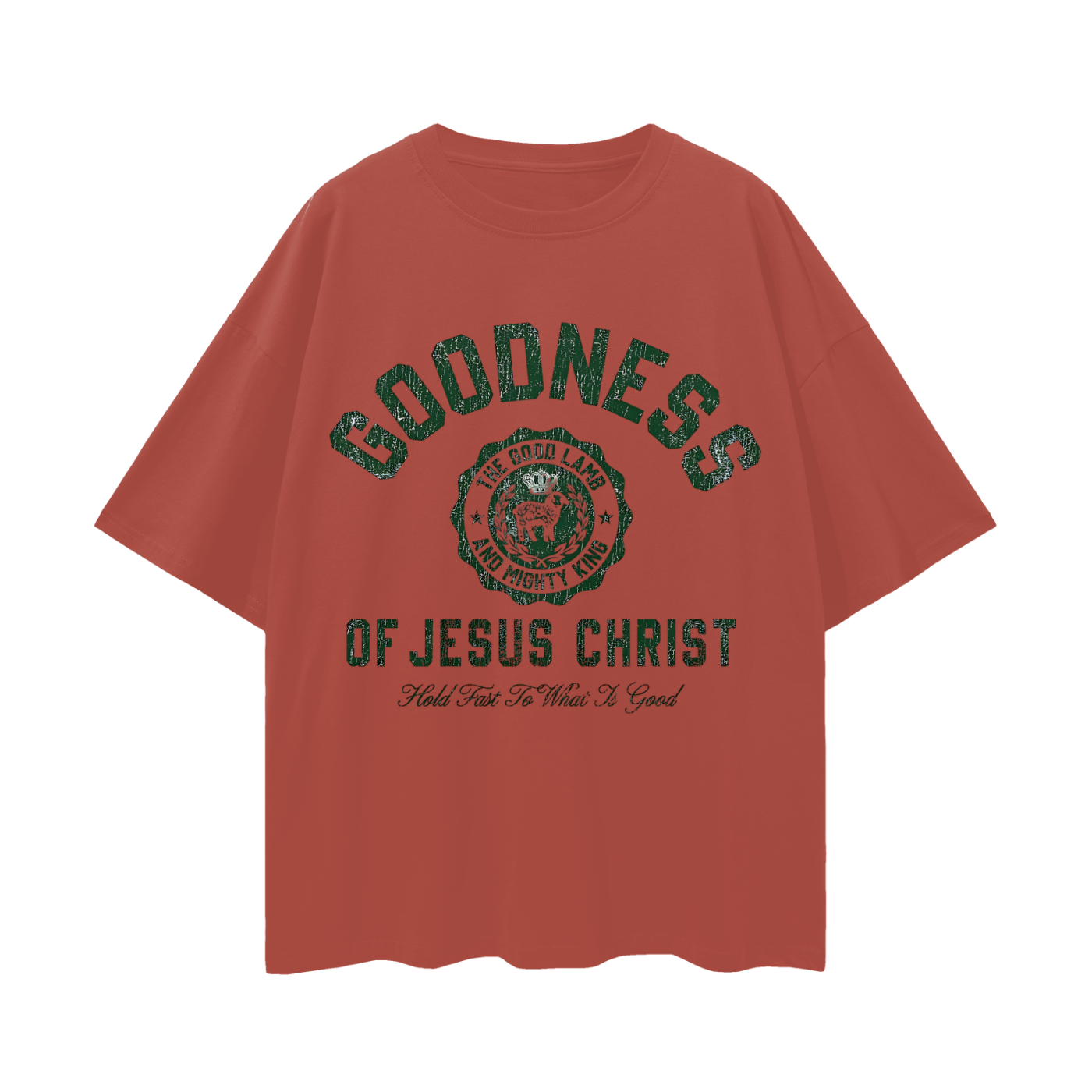 Religious Goodness Of Jesus Christ Y2K Vintage Like Graphic Oversized T Shirt