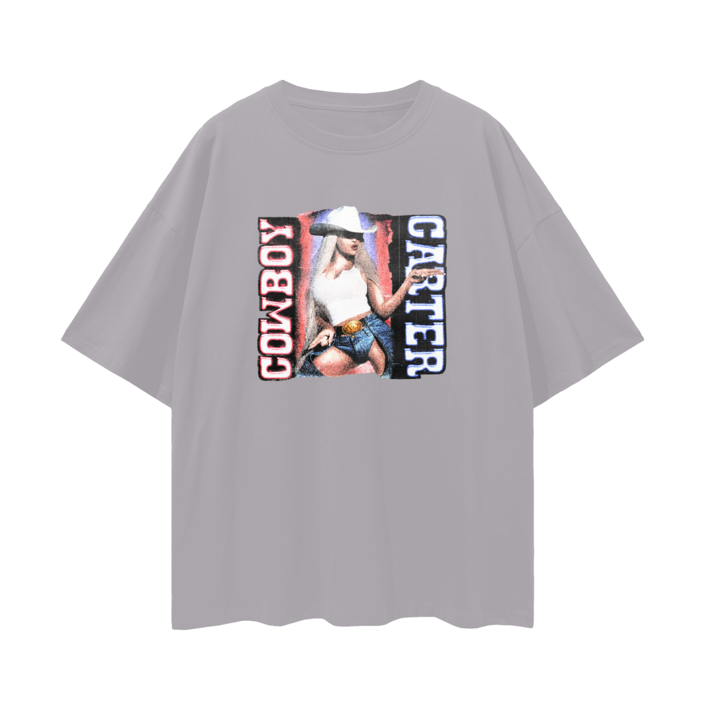 Vintage Like Beyonce Cowboy Carter Graphic Oversized T Shirt