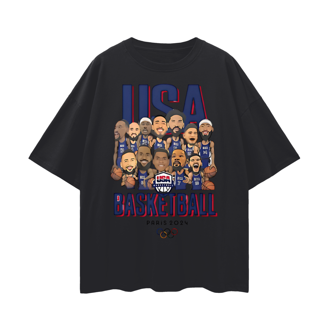 Vintage Like Lebron Team USA Oversized T Shirt