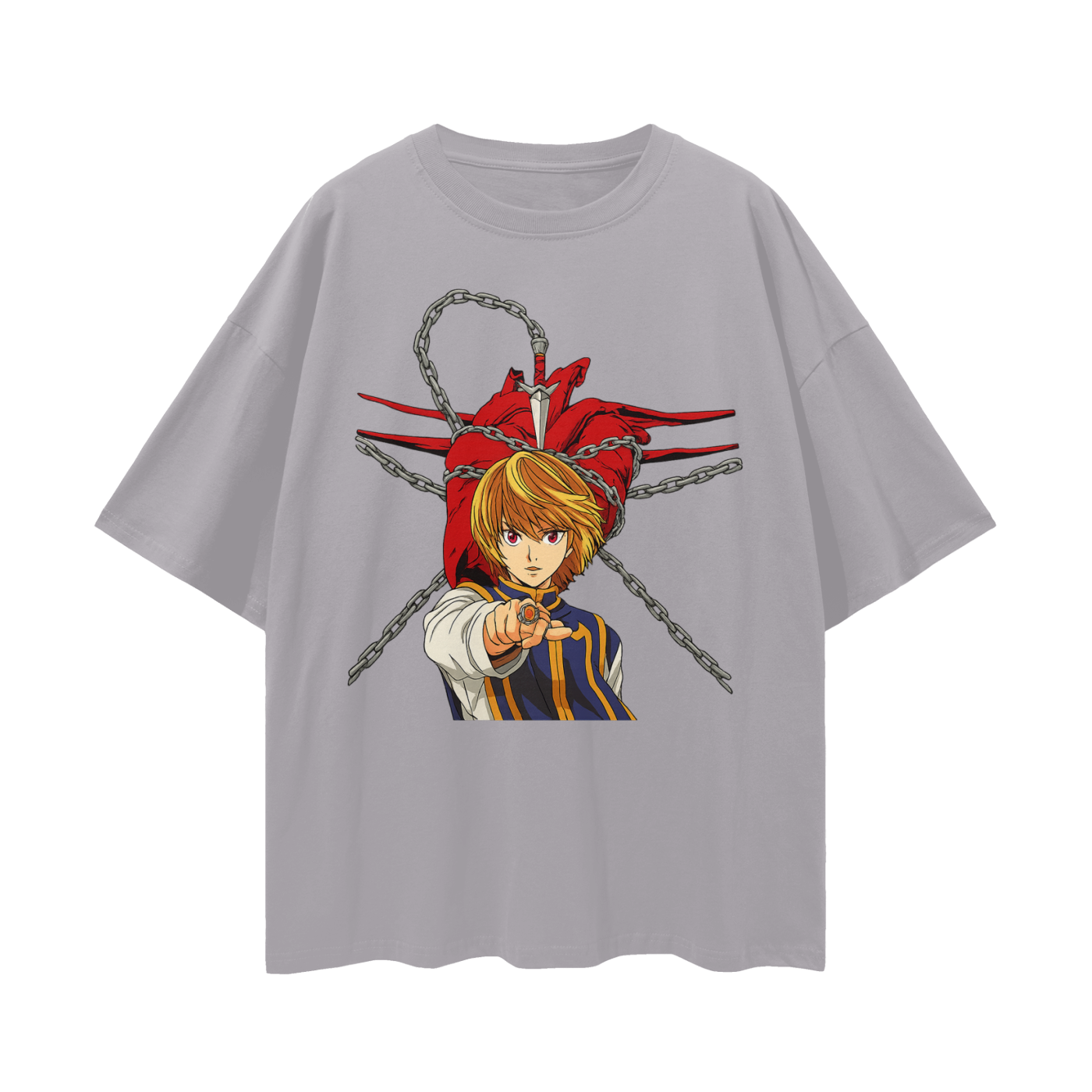 Vintage/Y2K Hunter x Hunter Kurapika's Chain Anime Graphic T Shirt