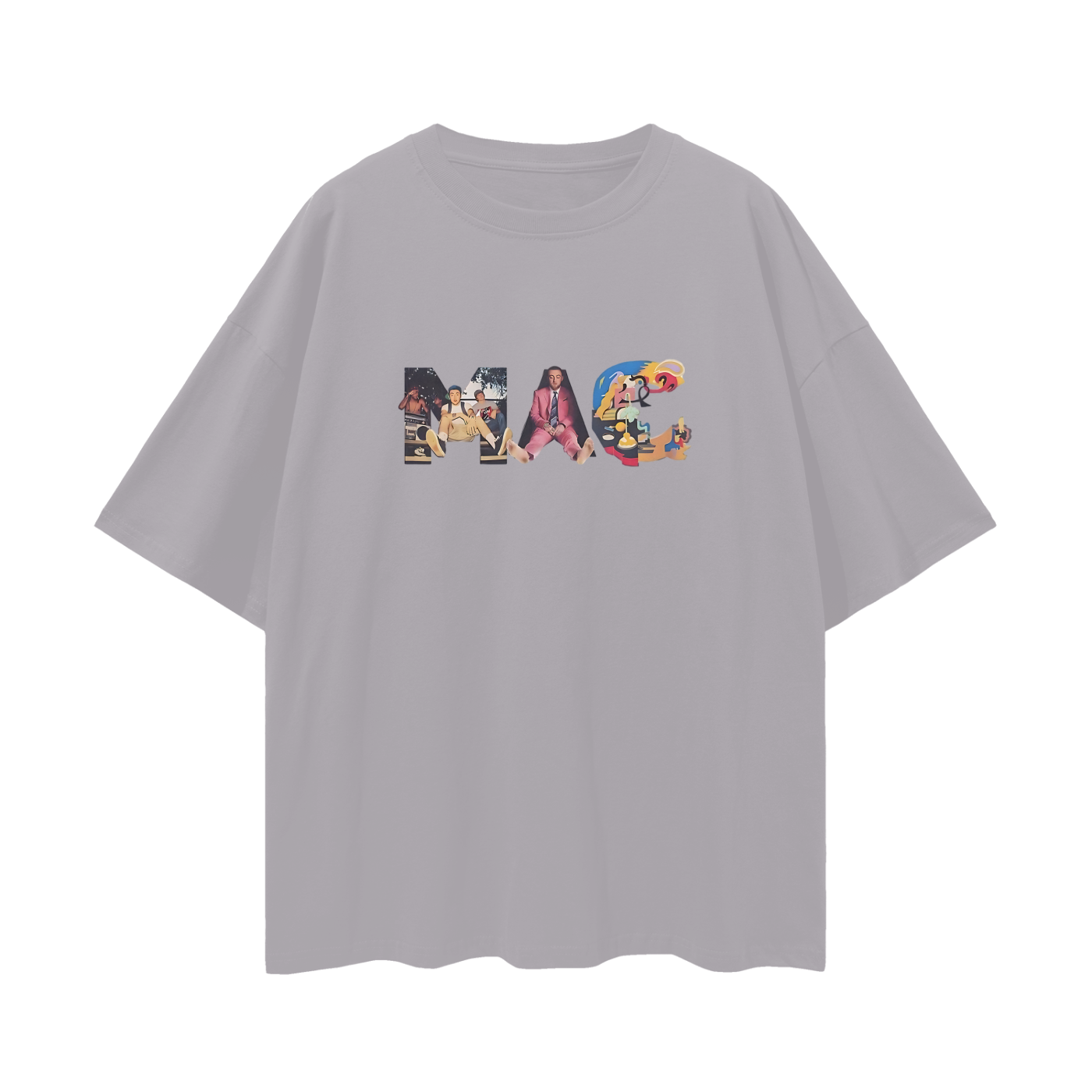 Mac Miller Album Spell Out Graphic Oversized T Shirt