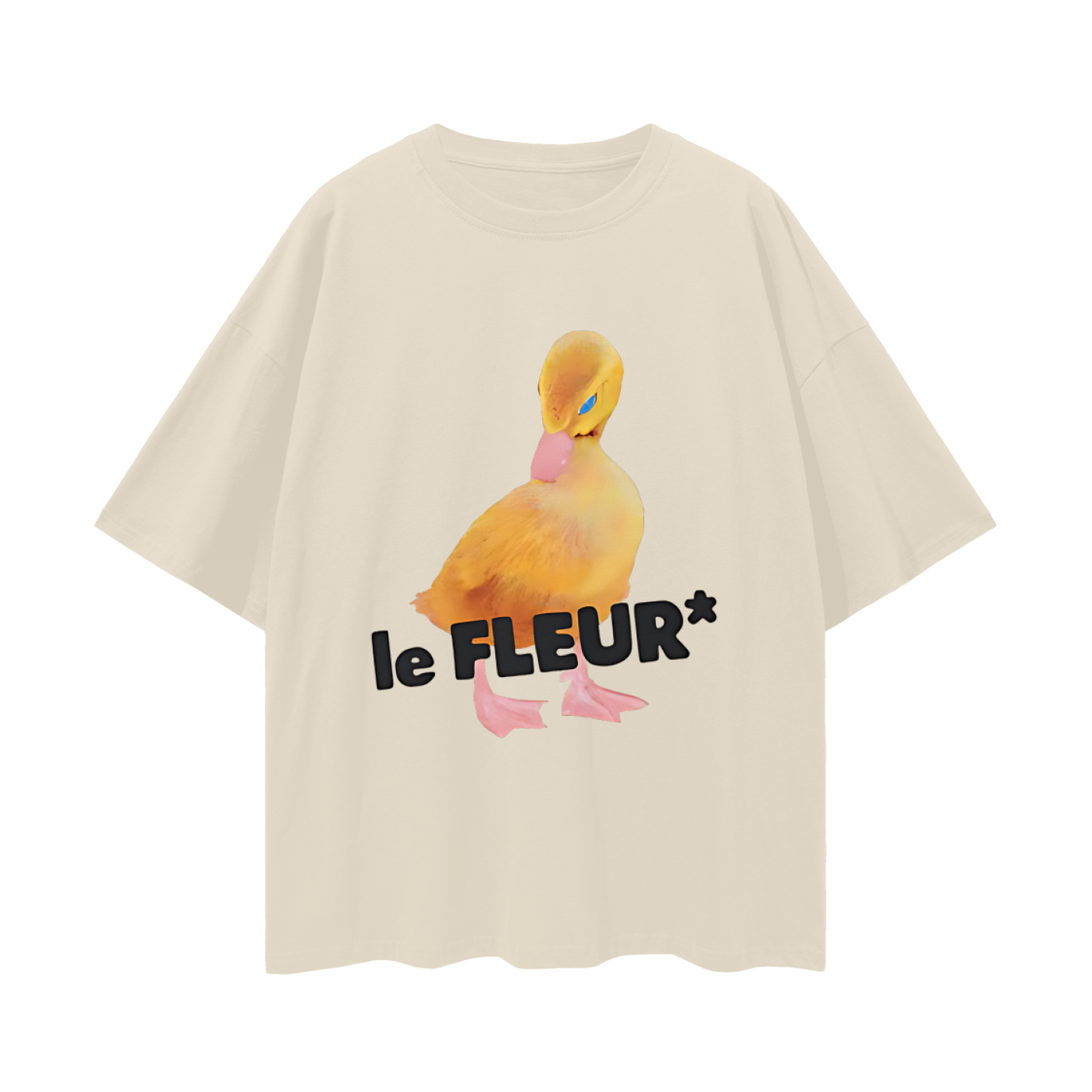 Vintage Like Tyler Le Fleur Duck Graphic Oversized T Shirt