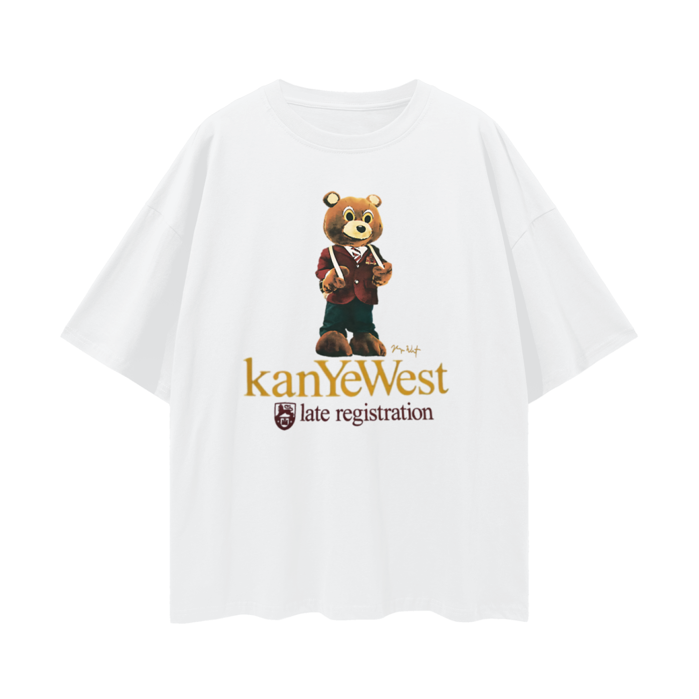 Vintage Like Kanye Late Registration Bear Oversized T Shirt