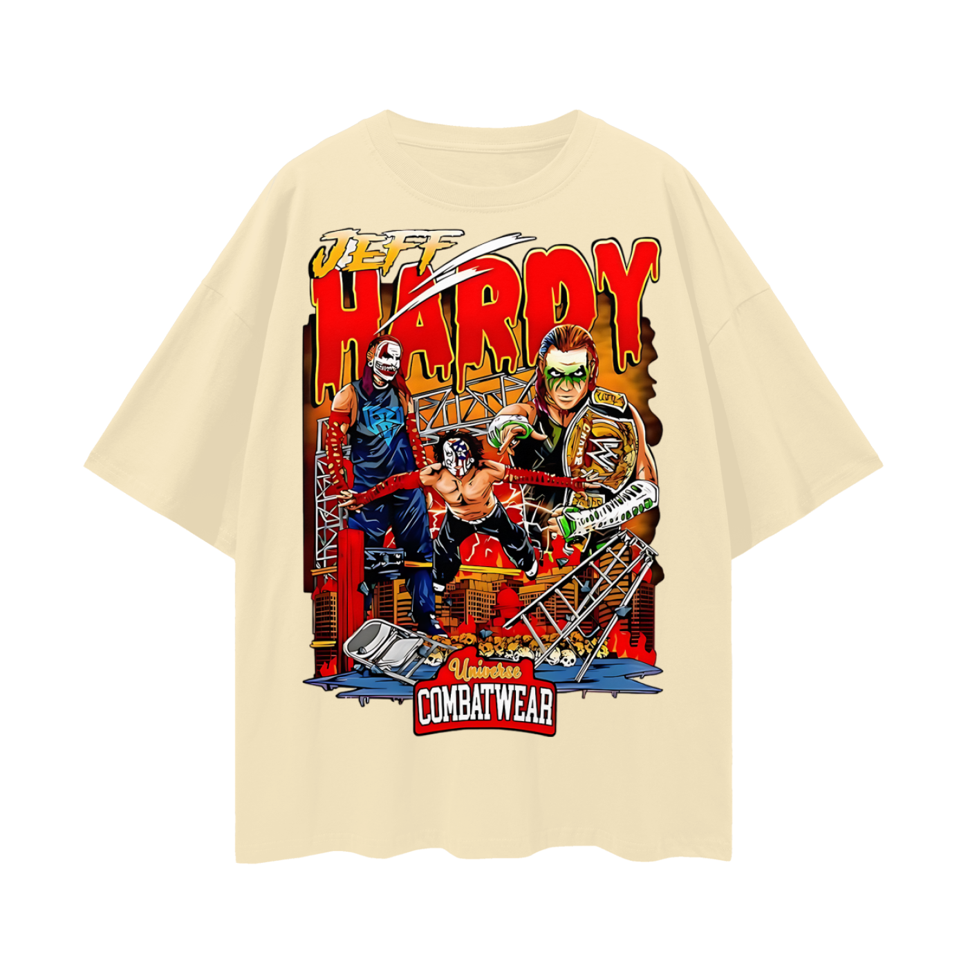 Jeff Hardy 90s Vintage Like Graphic Oversized T Shirt