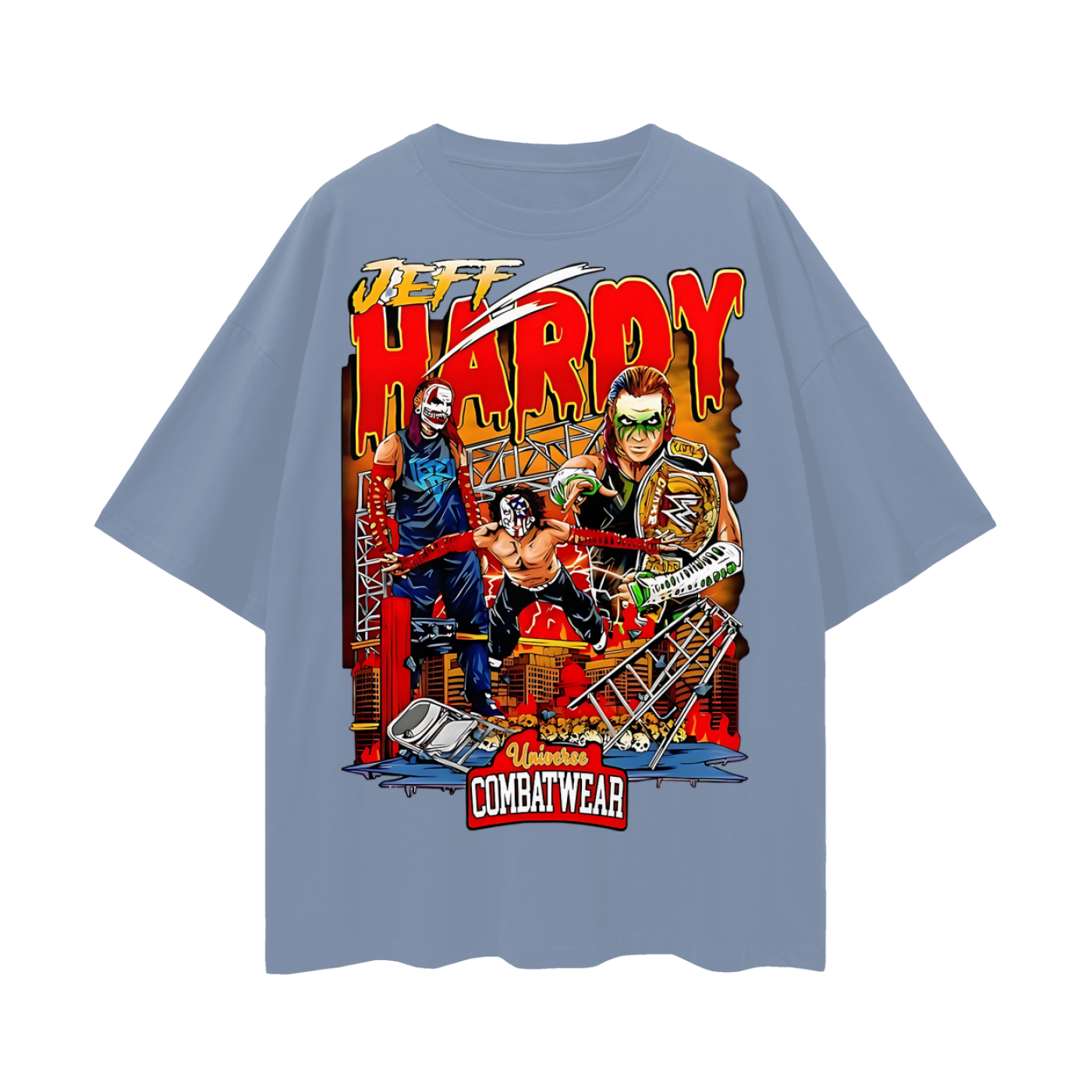 Jeff Hardy 90s Vintage Like Graphic Oversized T Shirt