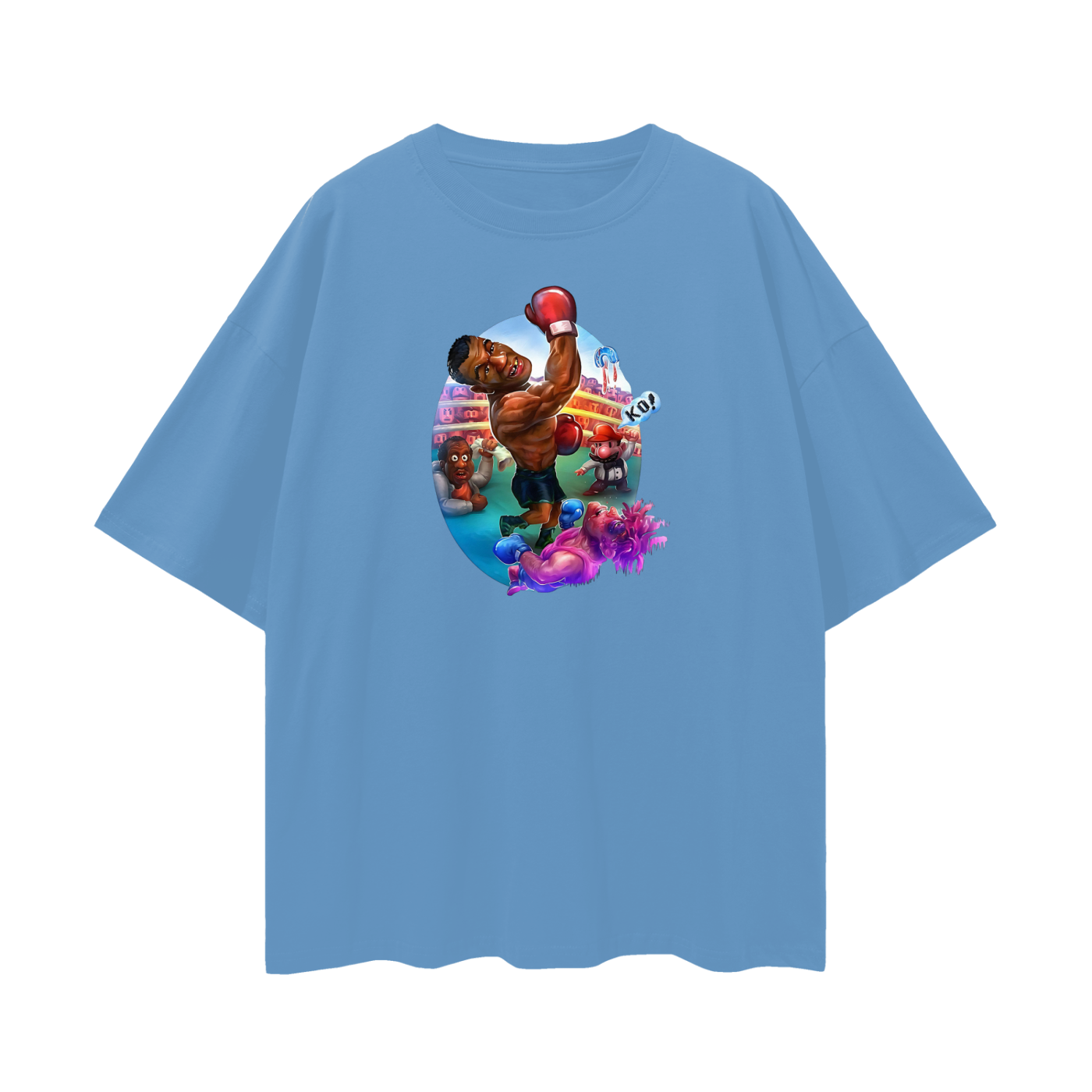 Vintage Like Mike Tyson Cartoon Oversized T Shirt