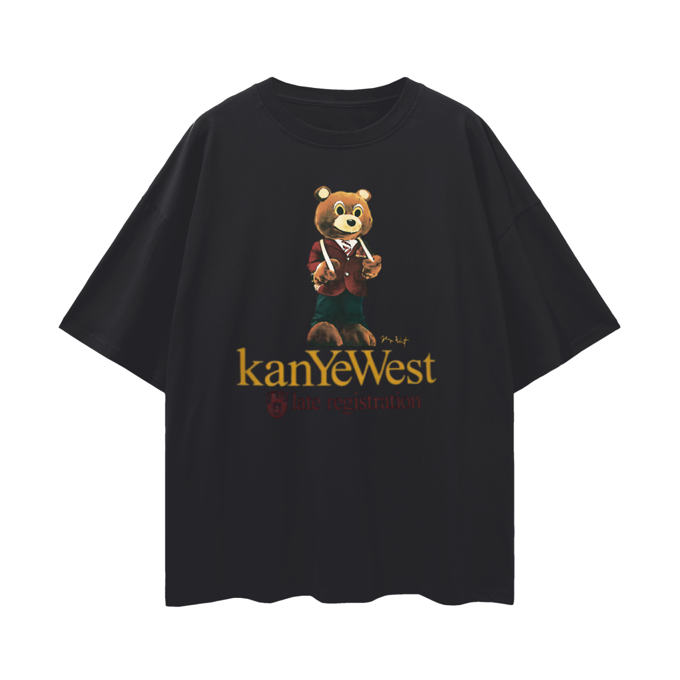 Vintage Like Kanye Late Registration Bear Oversized T Shirt