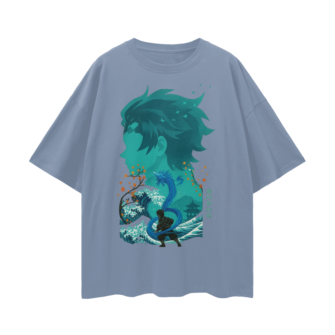 Vintage/Y2K Demon Slayer Anime Oversized T Shirt