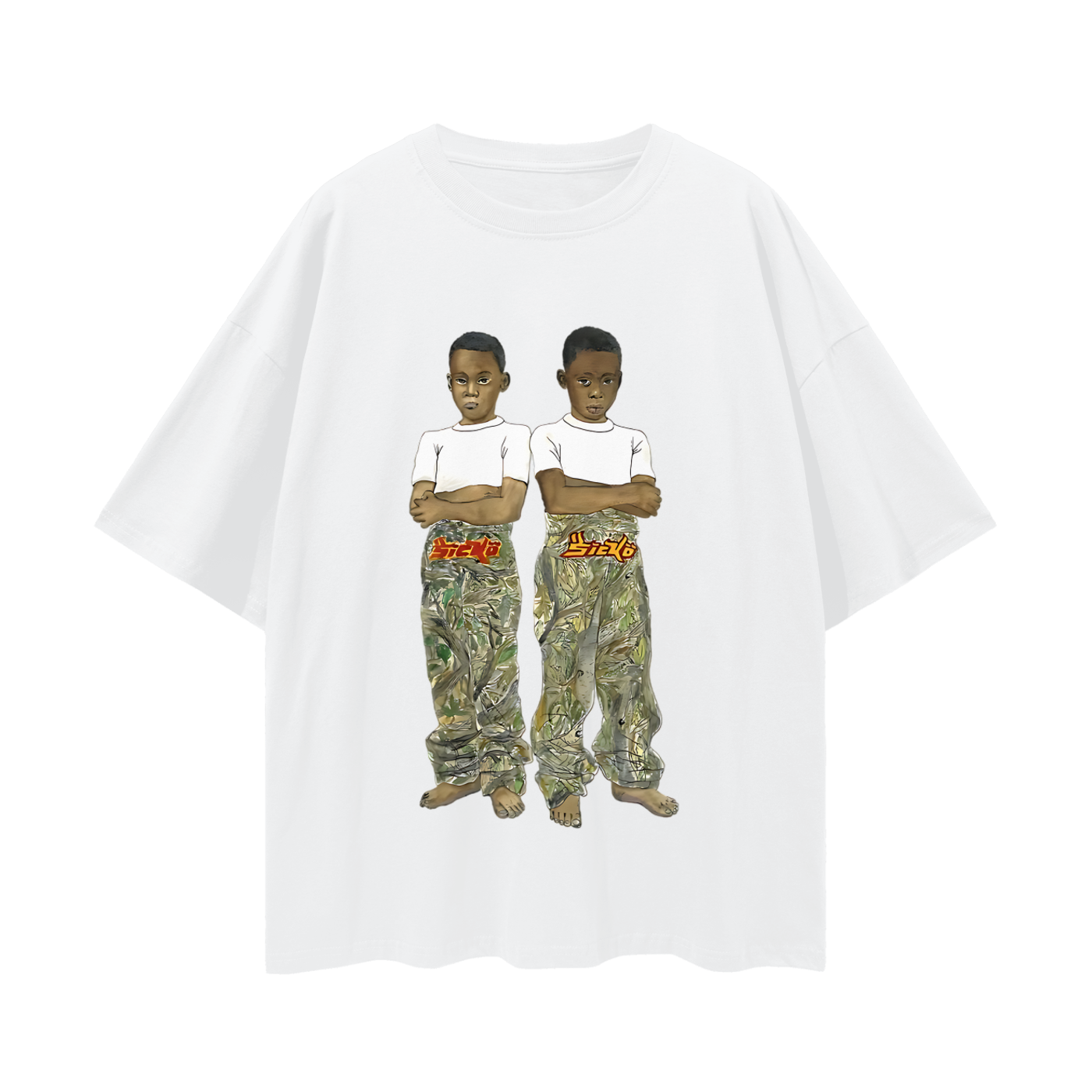 Vintage Like Sicko Oversized T Shirt
