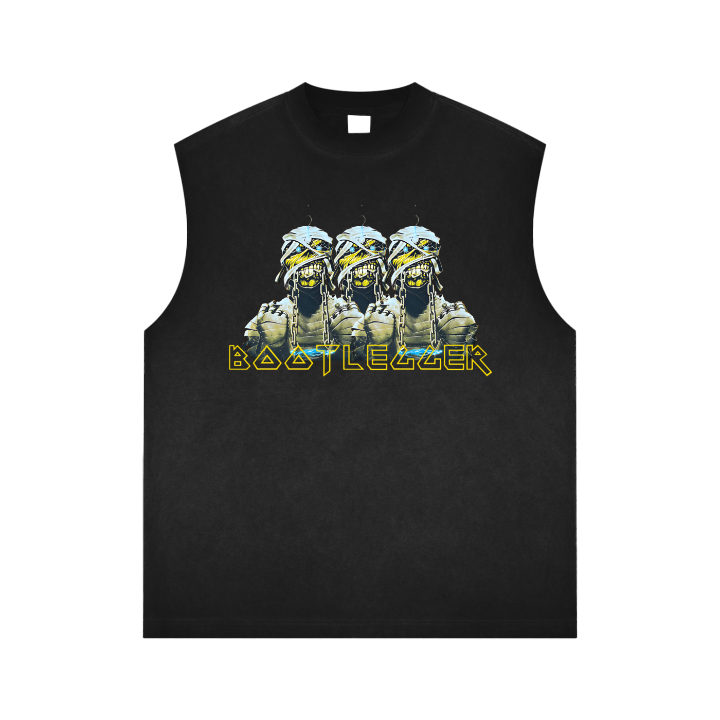 Vintage Faded Iron Maiden Cut Off