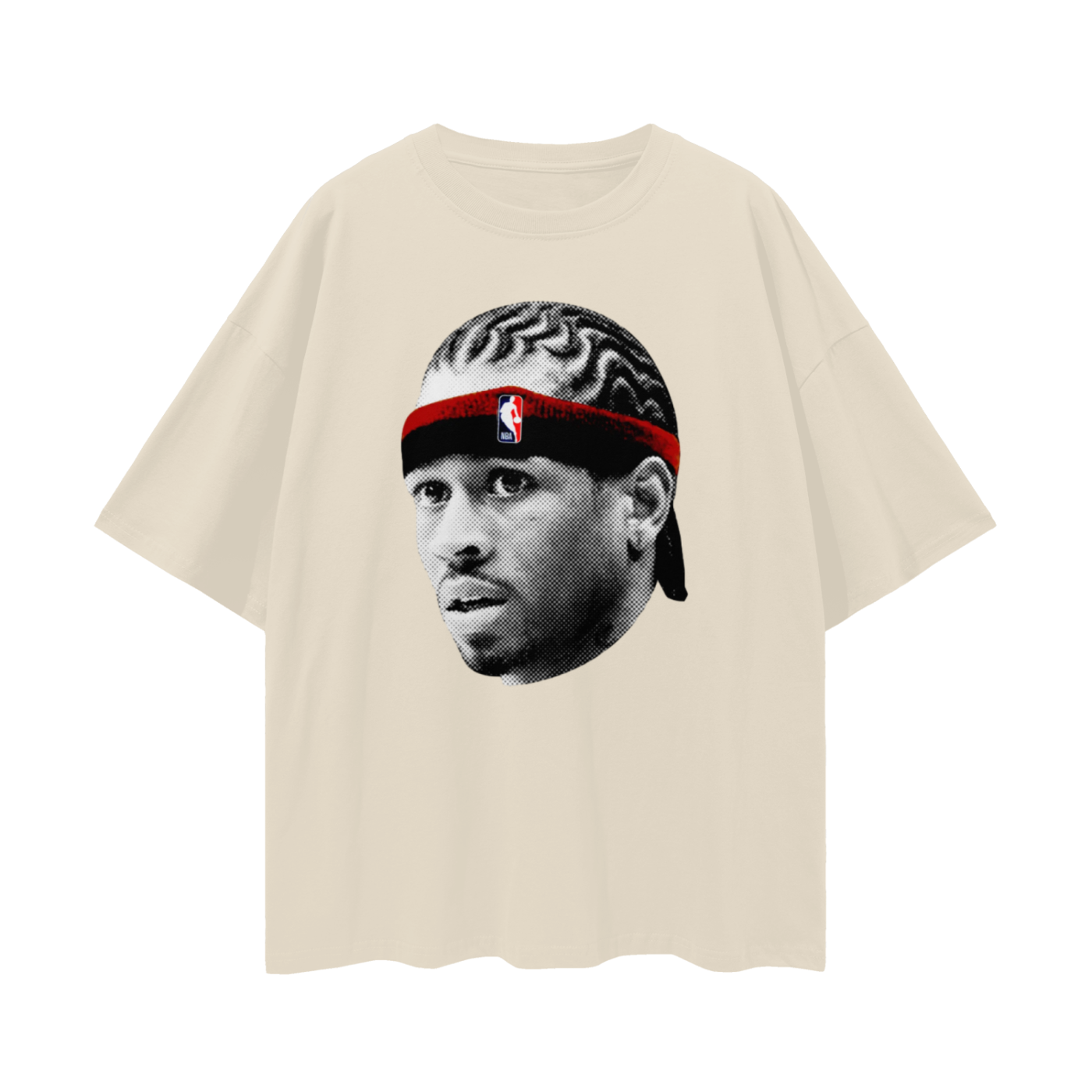 Vintage Like Allen Iverson Big Head Oversized T Shirt