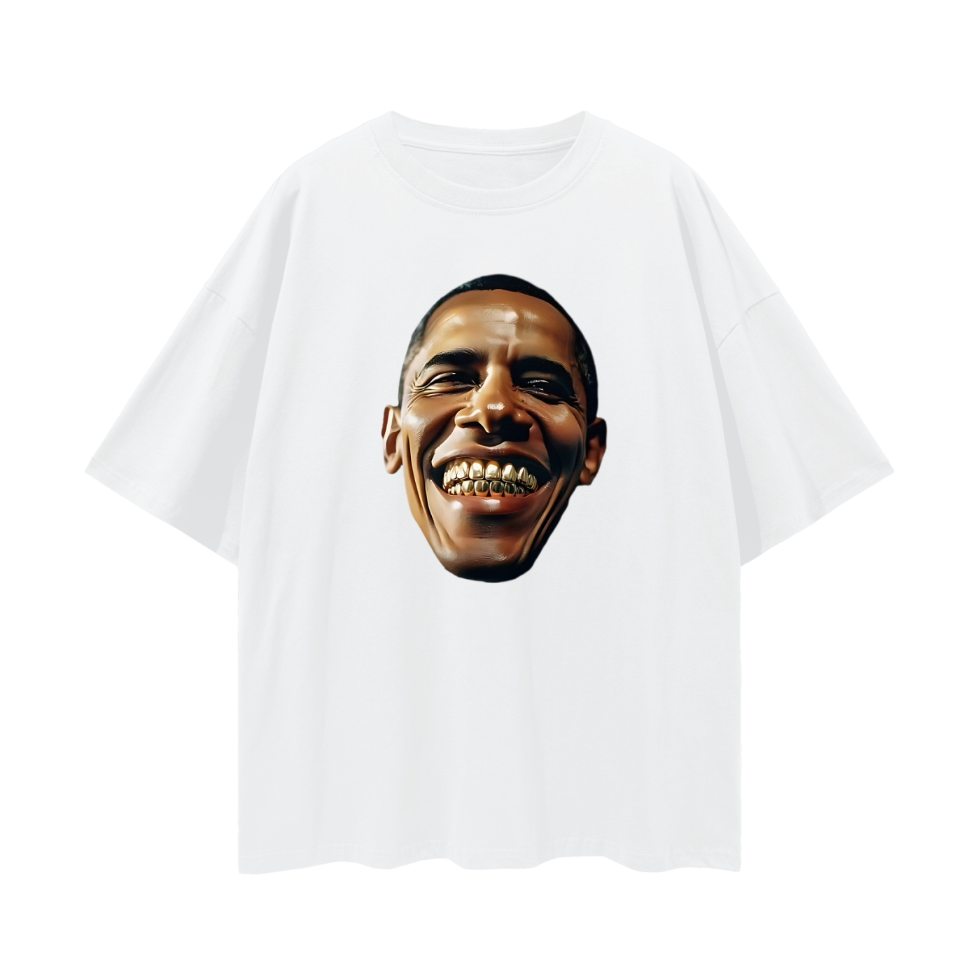 Vintage Like Obama With Grillz Oversized T Shirt